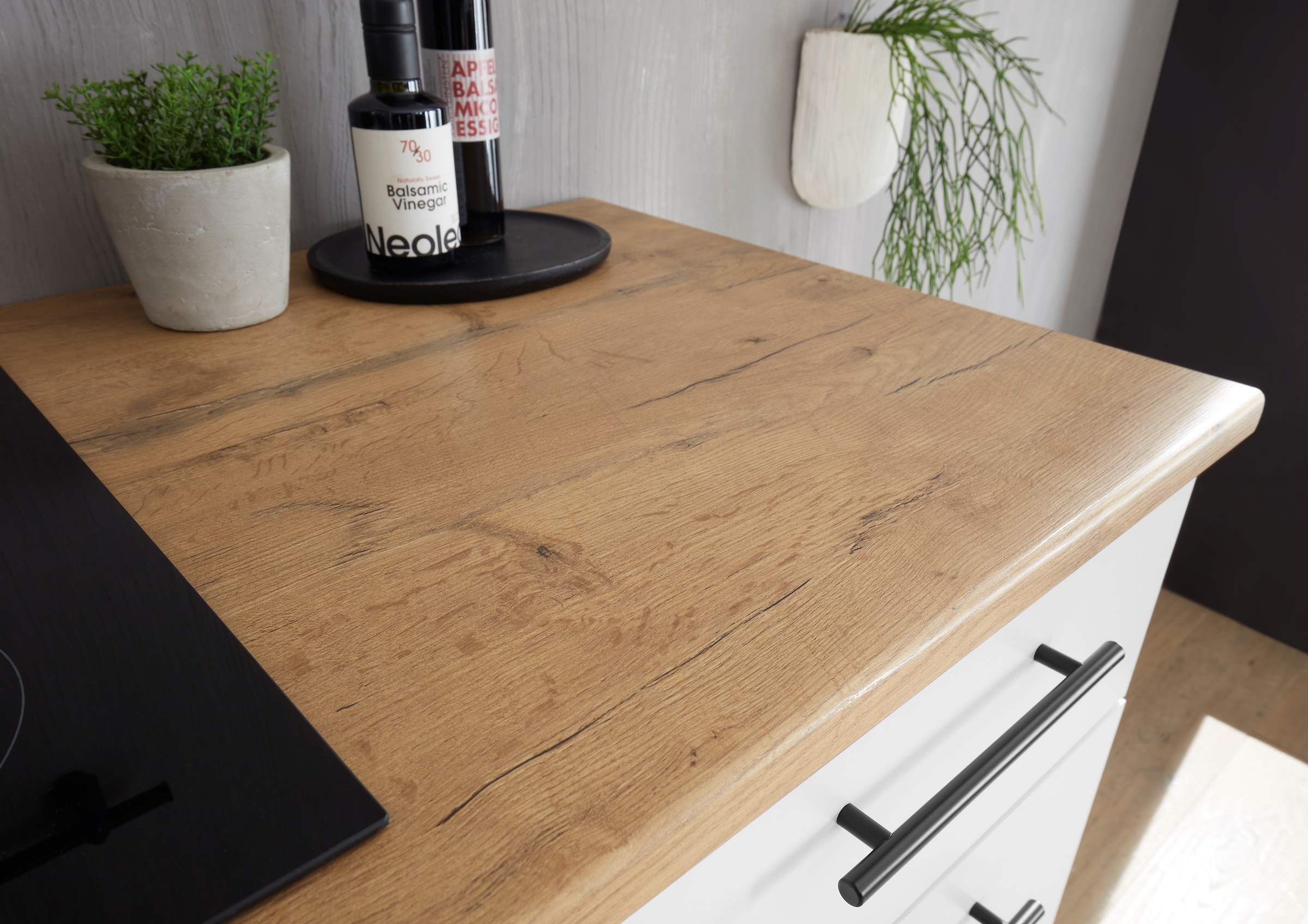 BASIC by Balculina Küchenzeile »Tirol B/H/T 250x212x60 cm« Breite 250 cm, wahlweise mit E-Geräten