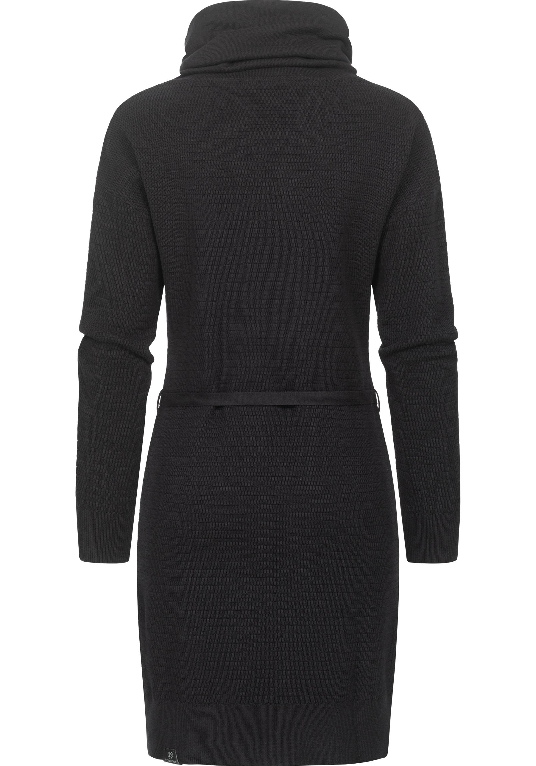 Thumbnail - Ragwear Sweatkleid "Babett Dress Intl." Ohne Taschen warmes Winterkleid mit breitem Rollkragen