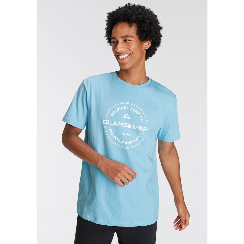 Quiksilver T-Shirt »Herren Doppelpack mit Logodruck«, (Packung, 2 tlg.)