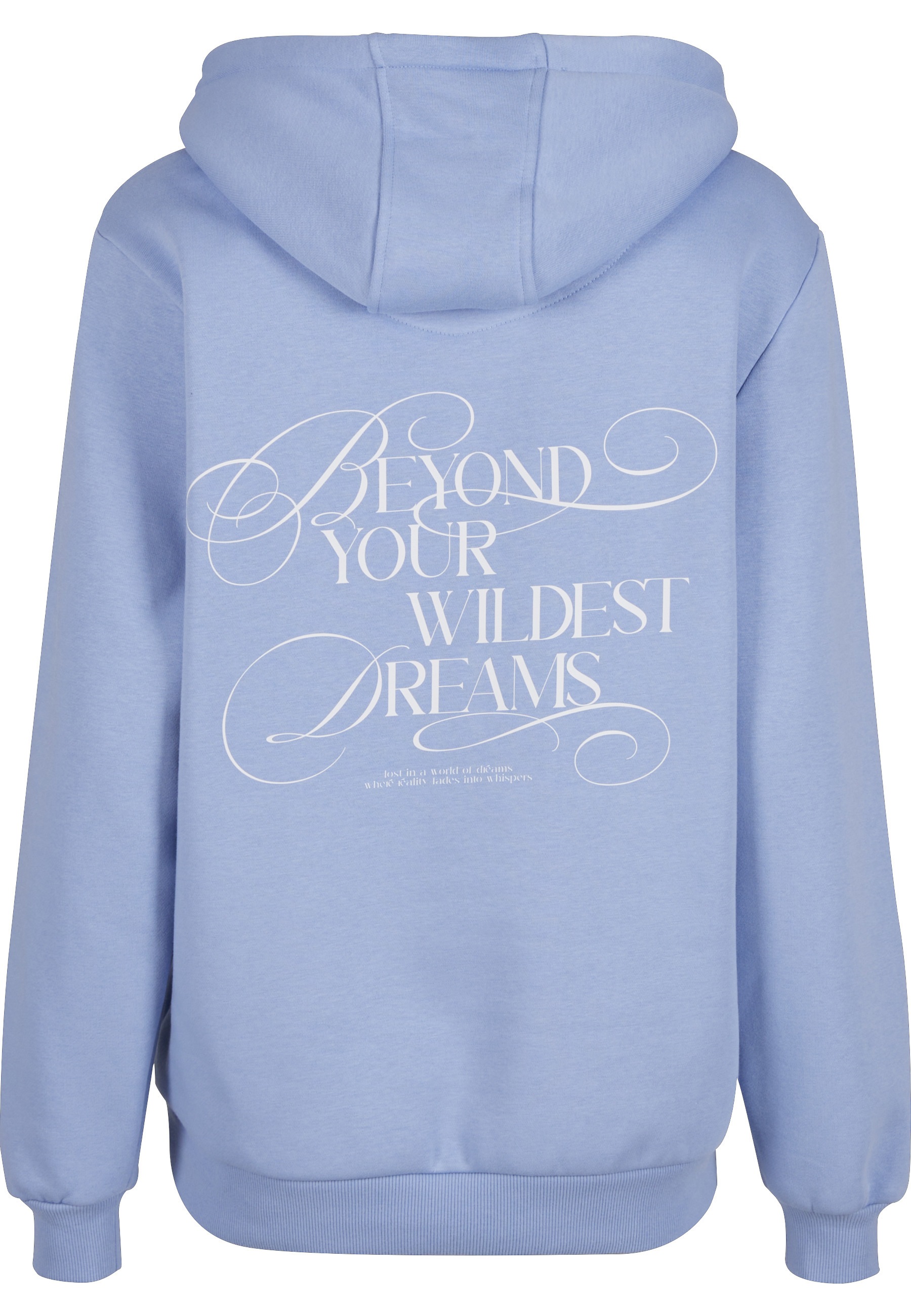 Miss Tee Kapuzensweatshirt "Miss Tee Dreamy Wording Ladies Fluffy Hoody" günstig online kaufen