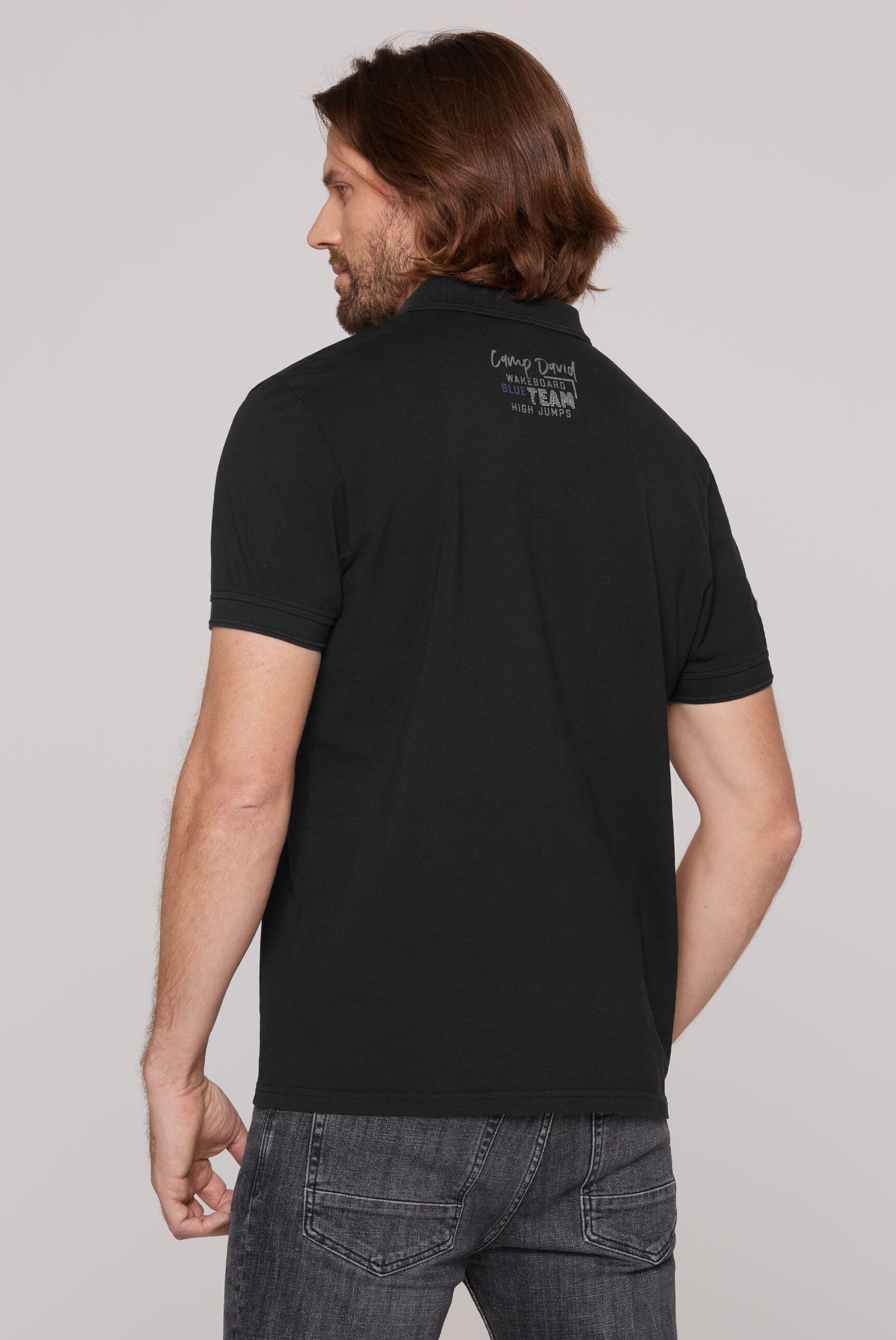 CAMP DAVID Poloshirt, aus Baumwolle