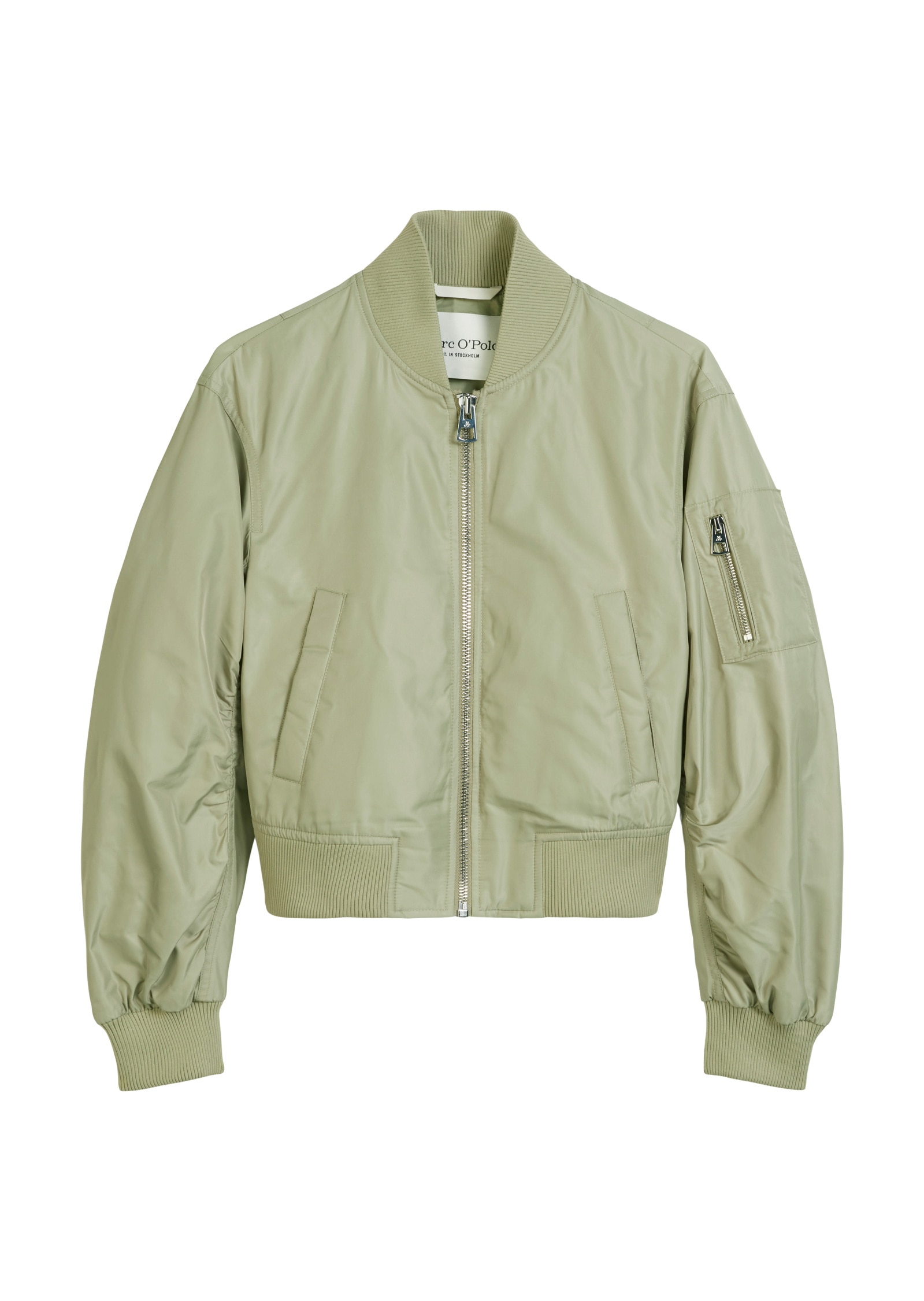 Marc O'Polo Outdoorjacke »aus recyceltem Polyester-Twill«, ohne Kapuze
