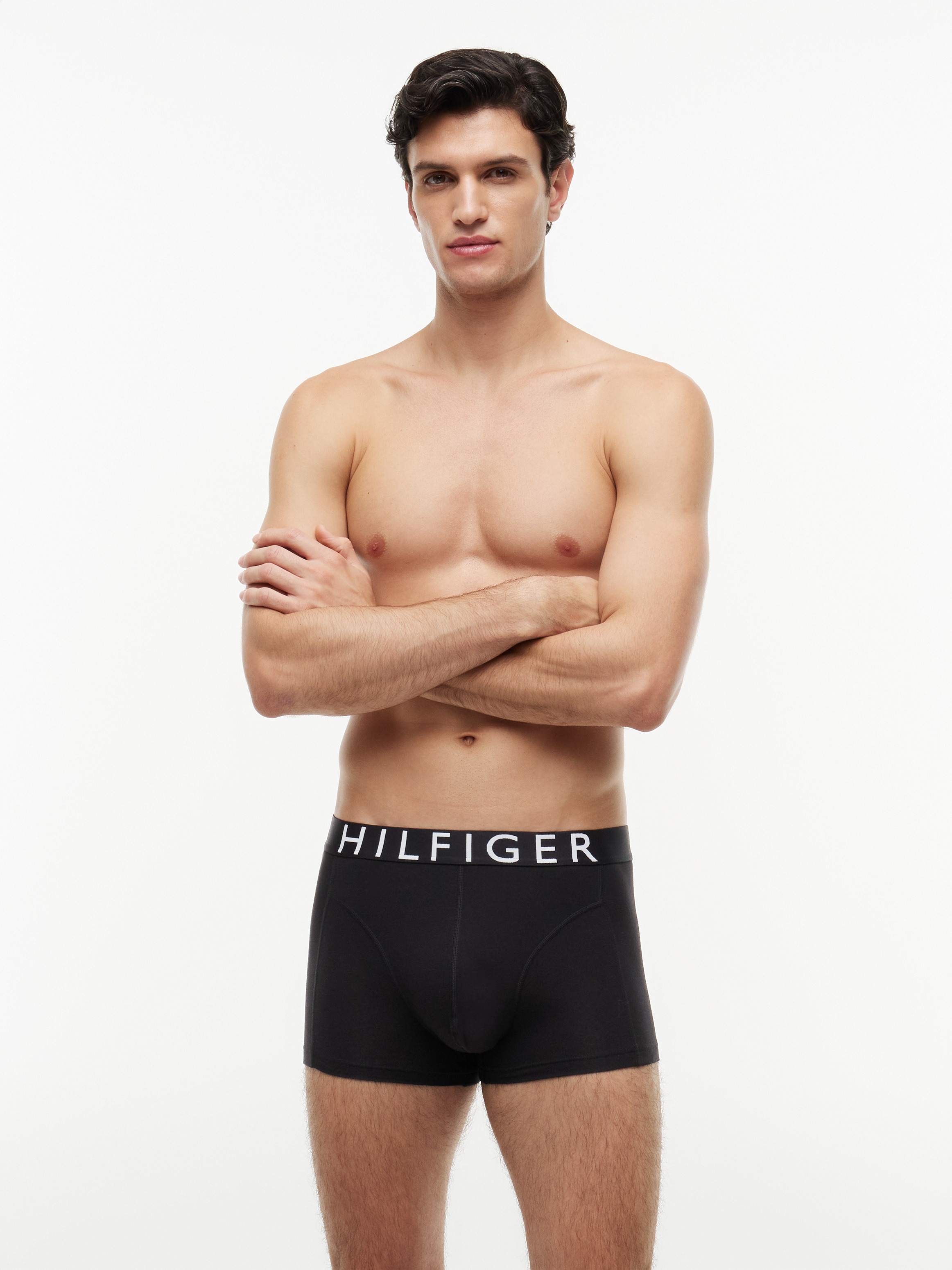 Tommy Hilfiger Underwear Trunk "mit Kontrast-Logo-Taillenbund" 3 Stk. aus S günstig online kaufen