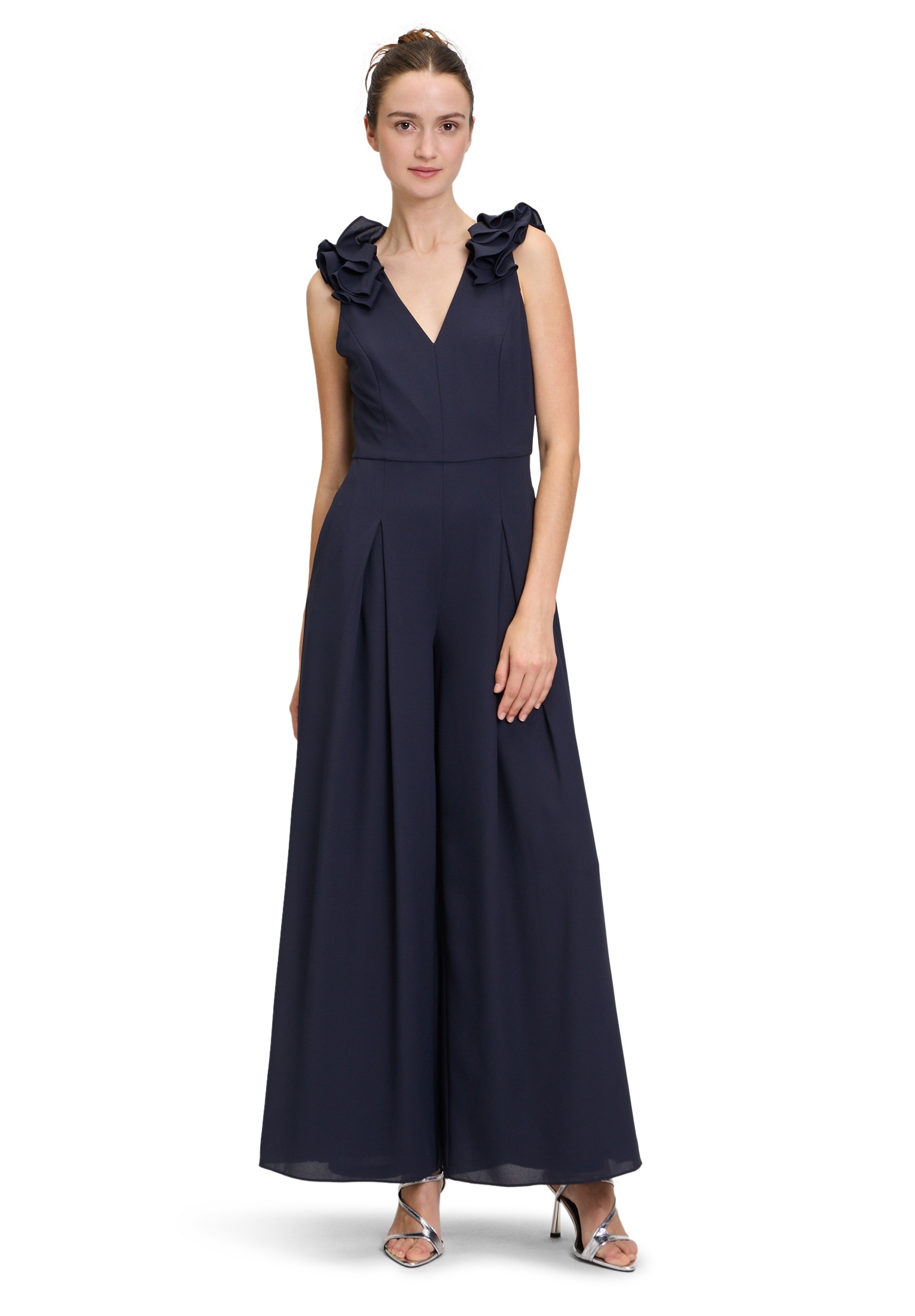 Vera Mont Overall "Vera Mont Damen Jumpsuit mit Volant", (1 tlg.), Taschen günstig online kaufen