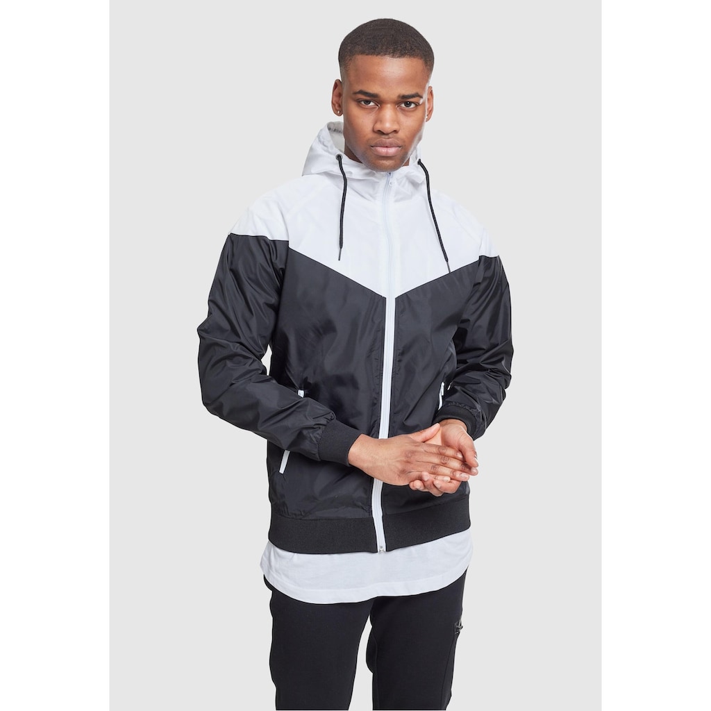 URBAN CLASSICS Windbreaker »Urban Classics Herren Arrow Windrunner«, (1 St.), mit Kapuze