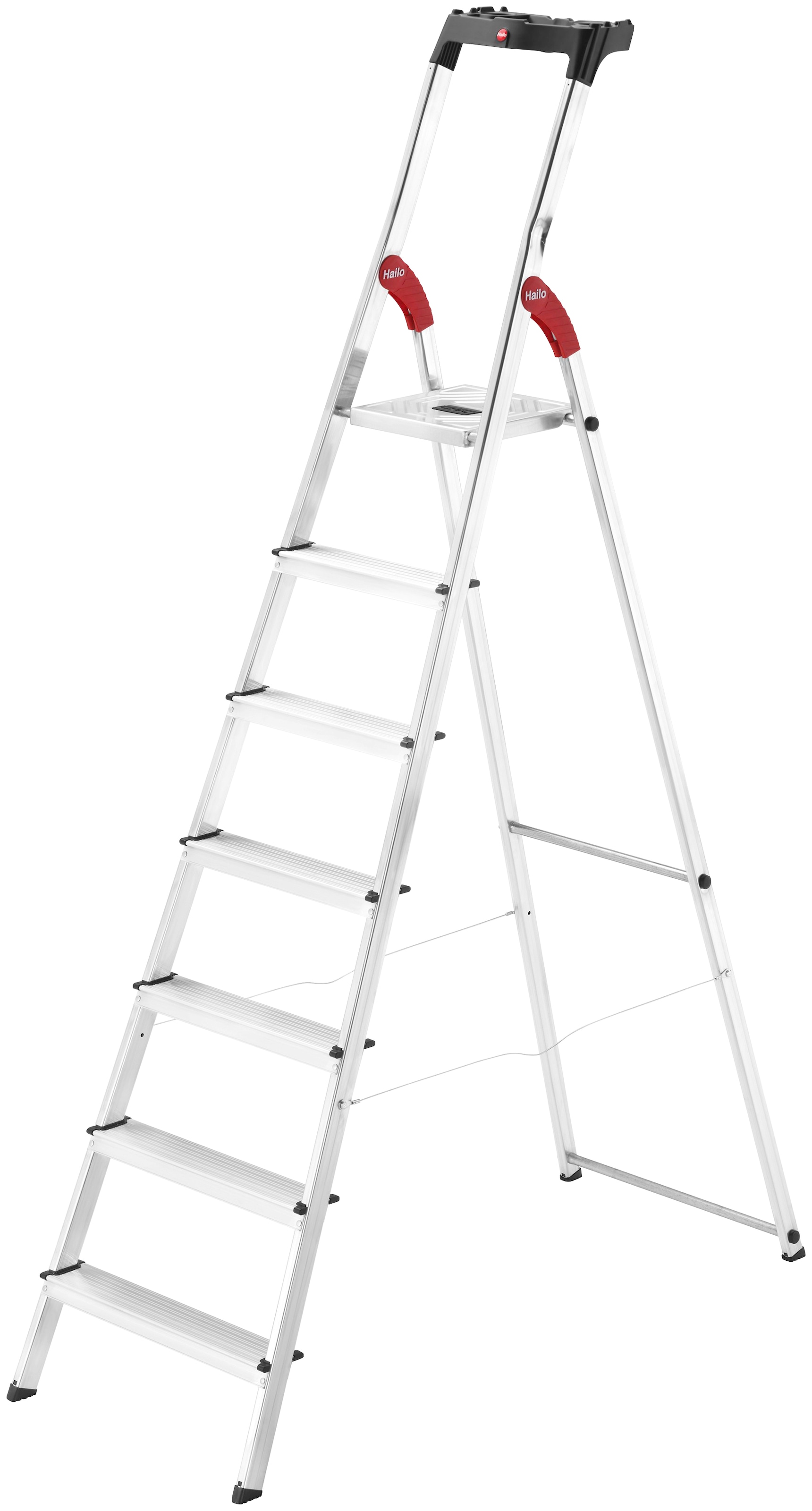 Hailo Stehleiter »L60 StandardLine«, Alu-Sicherheits-Stehleiter 7 Stufen