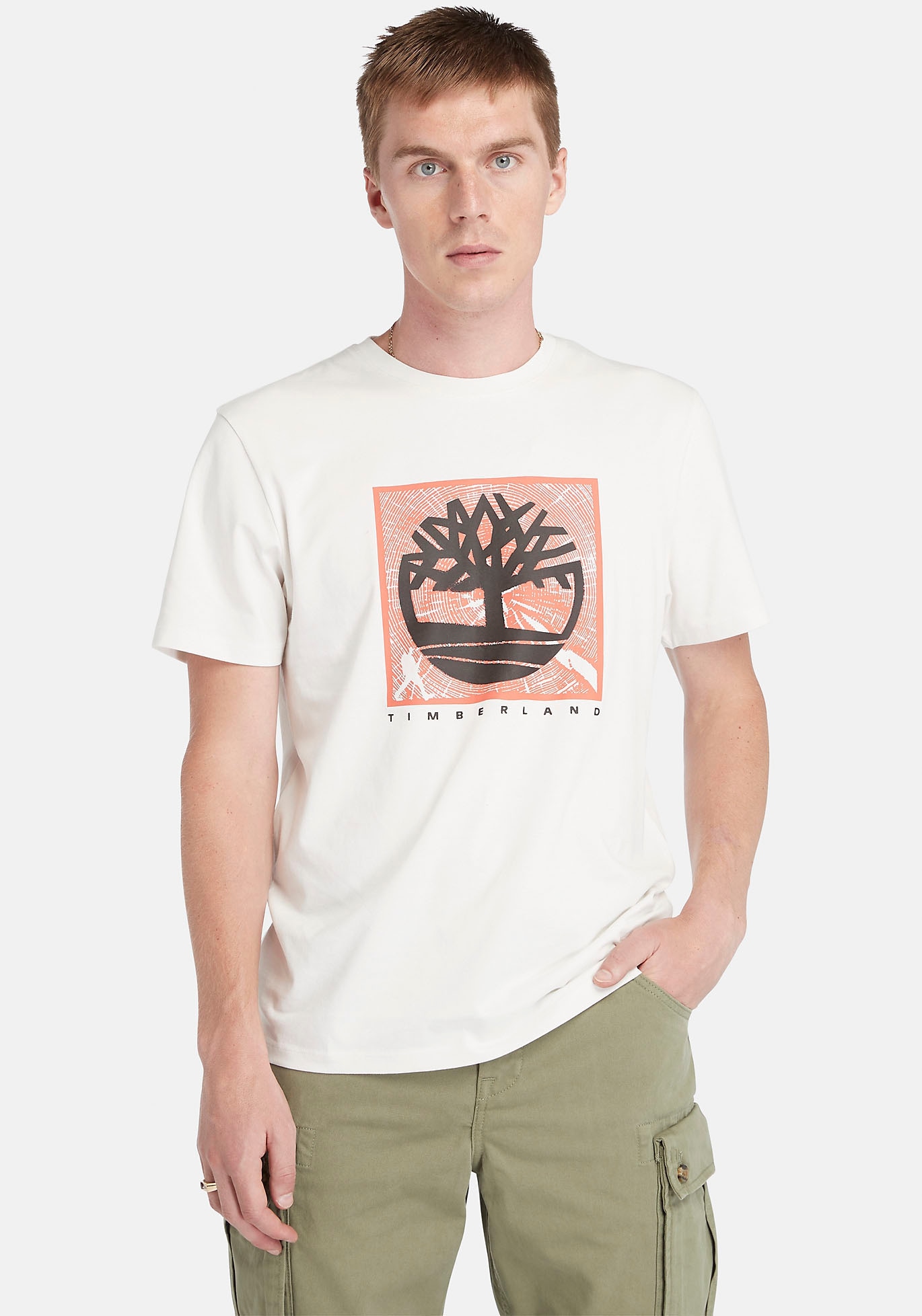 Timberland T-Shirt "Short Sleeve Front Graphic Tee", in großen Größen günstig online kaufen