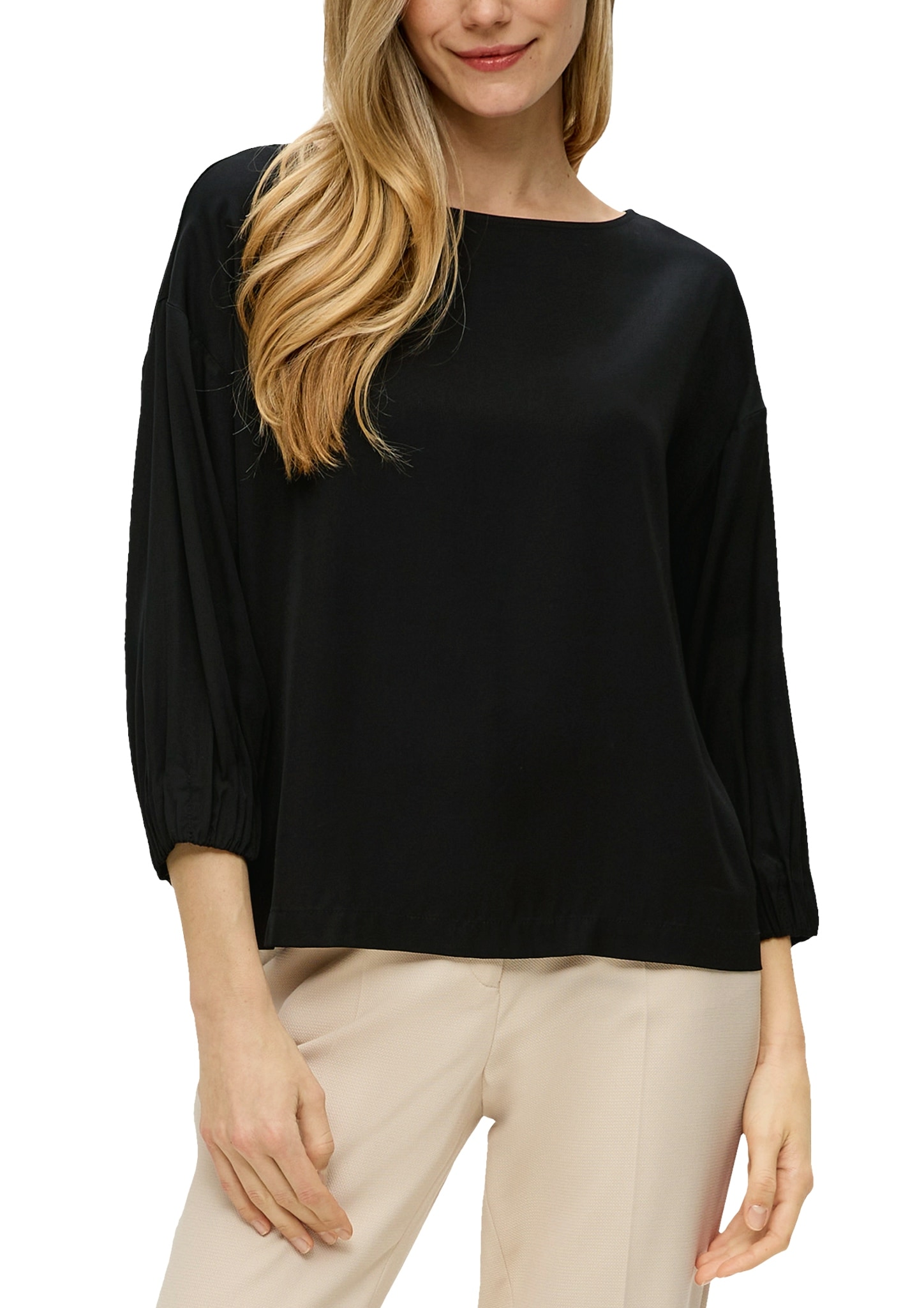 s.Oliver BLACK LABEL Shirtbluse, mit Viskose