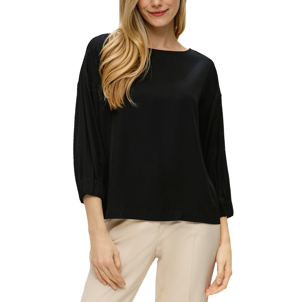 s.Oliver BLACK LABEL Shirtbluse, mit Viskose