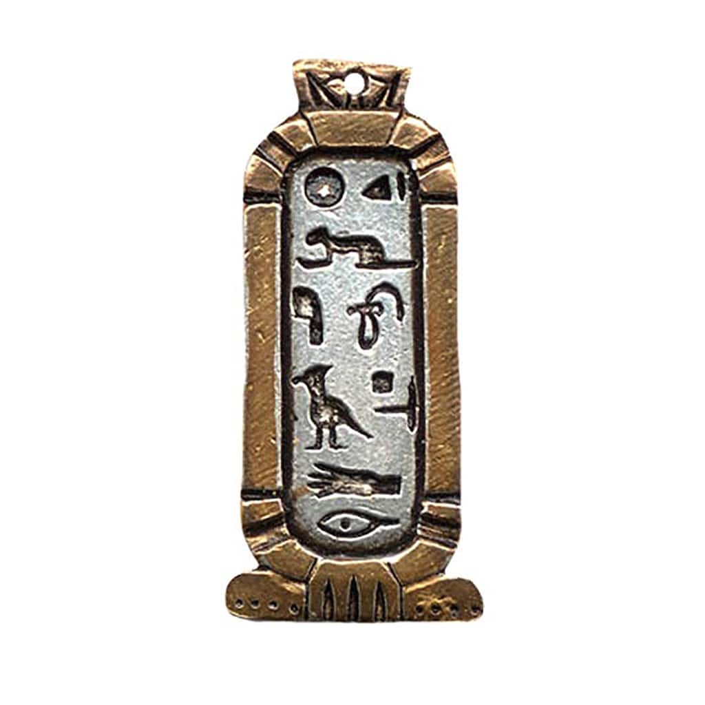 Adelia´s Amulett »Amulett Anhänger Juwel des Atum Ra Kleopatras Liebeskartusche«, Kleopatras Liebeskartusche - Glückliche Liebe, Freundschaft
