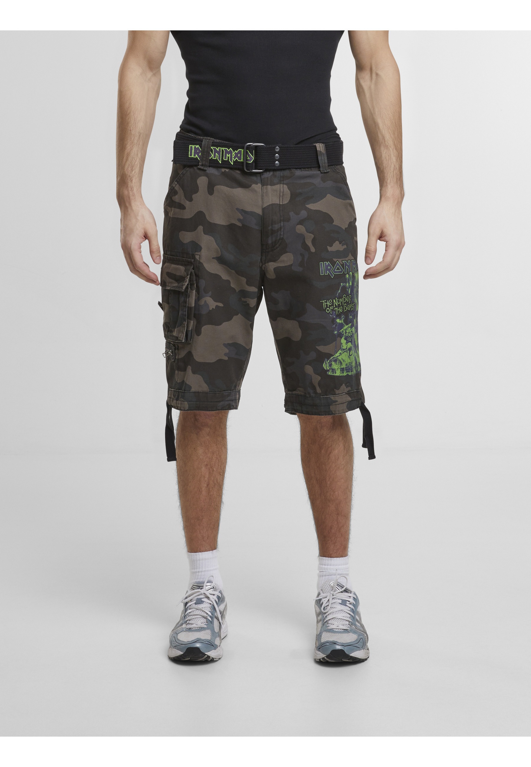 Brandit Cargoshorts »Brandit Iron Maiden Savage Shorts The Number of The Beast«