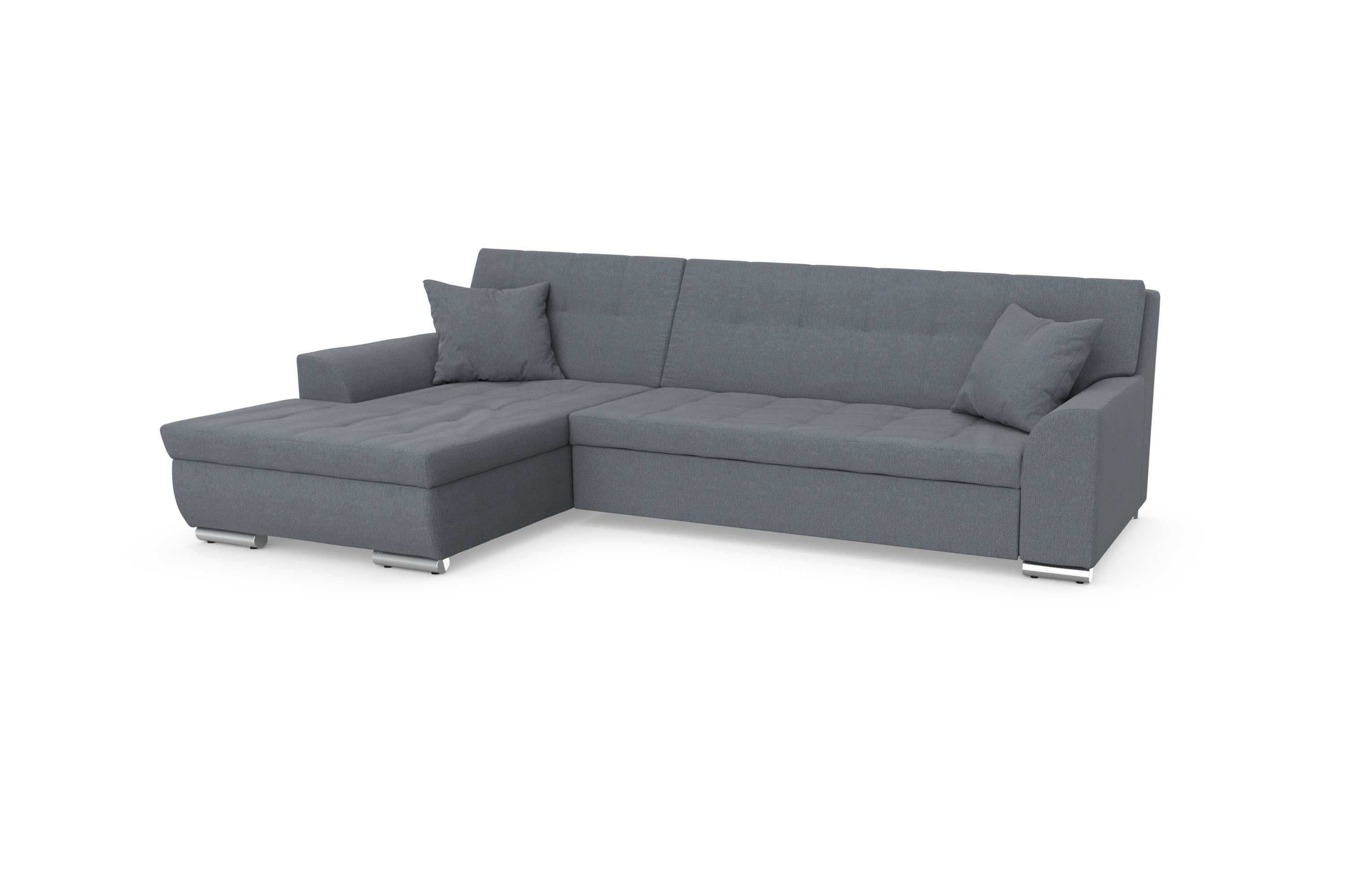 Thumbnail - DOMO collection Ecksofa "Treviso viele Bezüge, auch in Cord, L-Form, B/T/H: 267/80/83 cm" wahlw. mit Bettfunktion, inkl....
