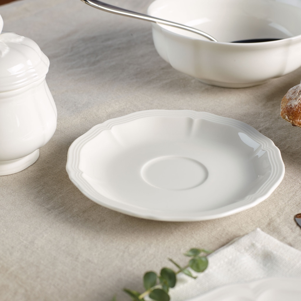 Villeroy & Boch Untertasse »Kaffee-/Teeuntertassen Manoir ø 14,5 cm weiß«