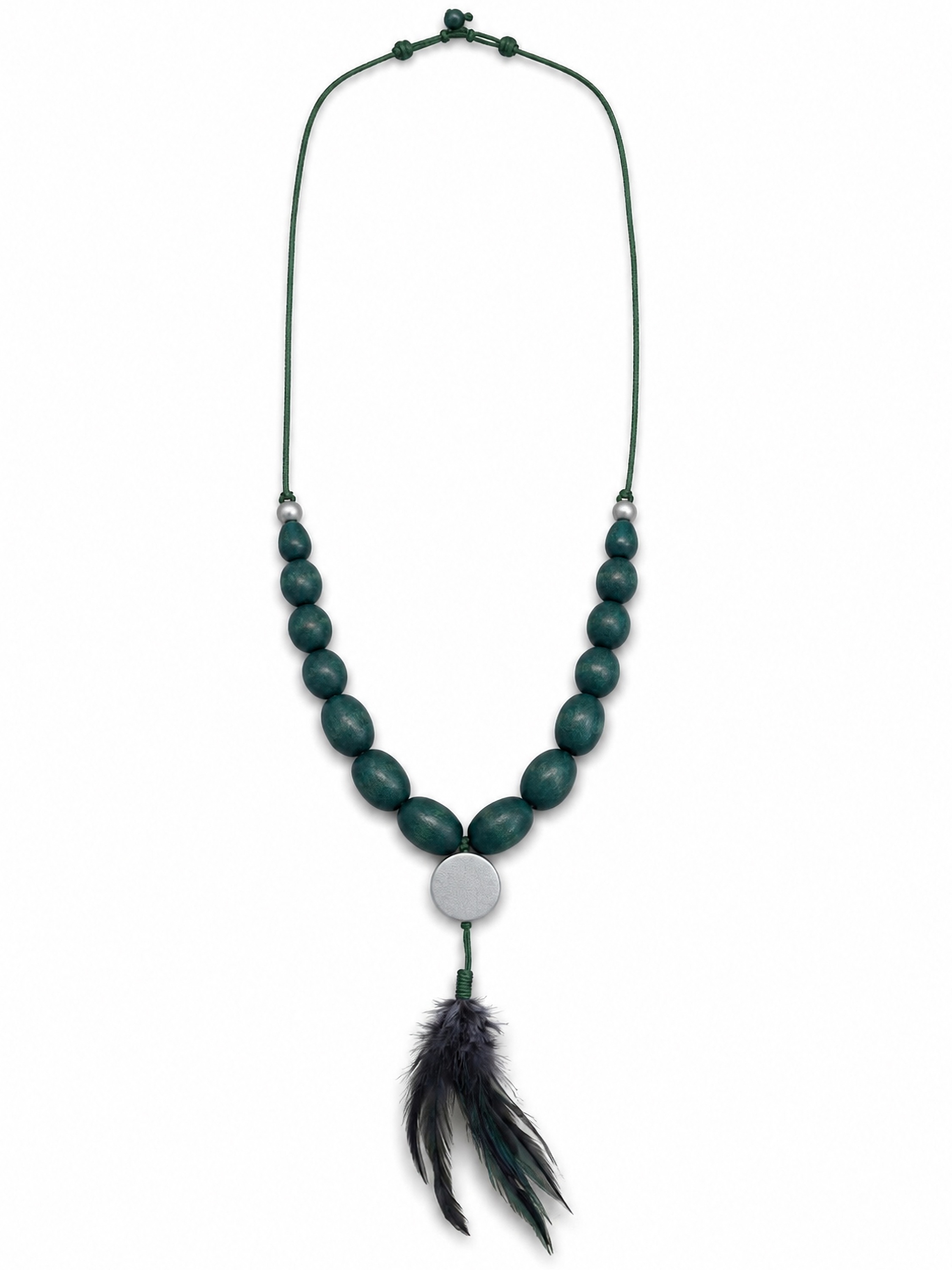 COLLEZIONE ALESSANDRO Lange Kette »Feather« Enthält nichttextile Teile tierischen Ursprungs