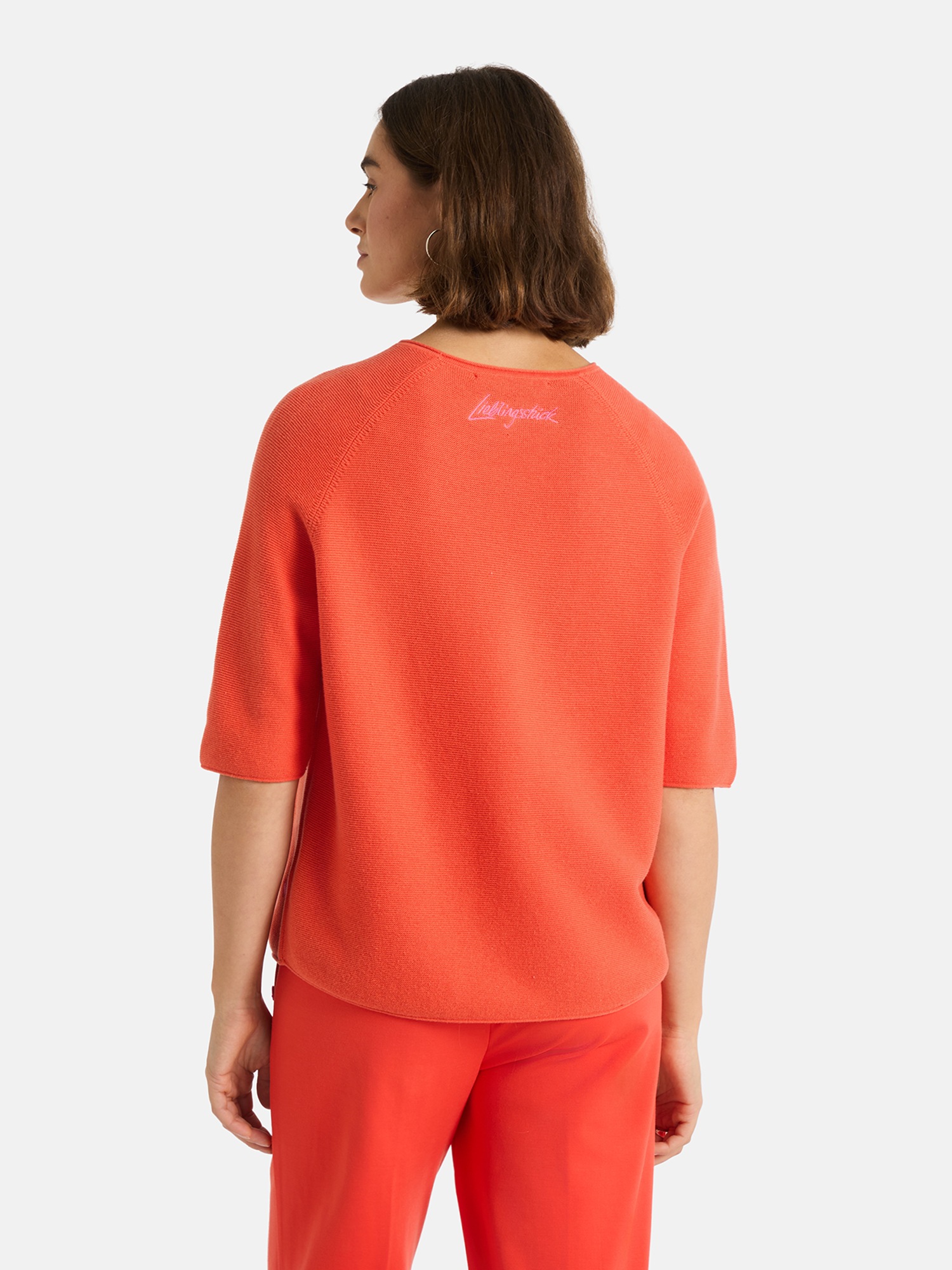 Lieblingsstück Kurzarmpullover "KleraEP" Halbarm mit Rundhals, unifarben günstig online kaufen