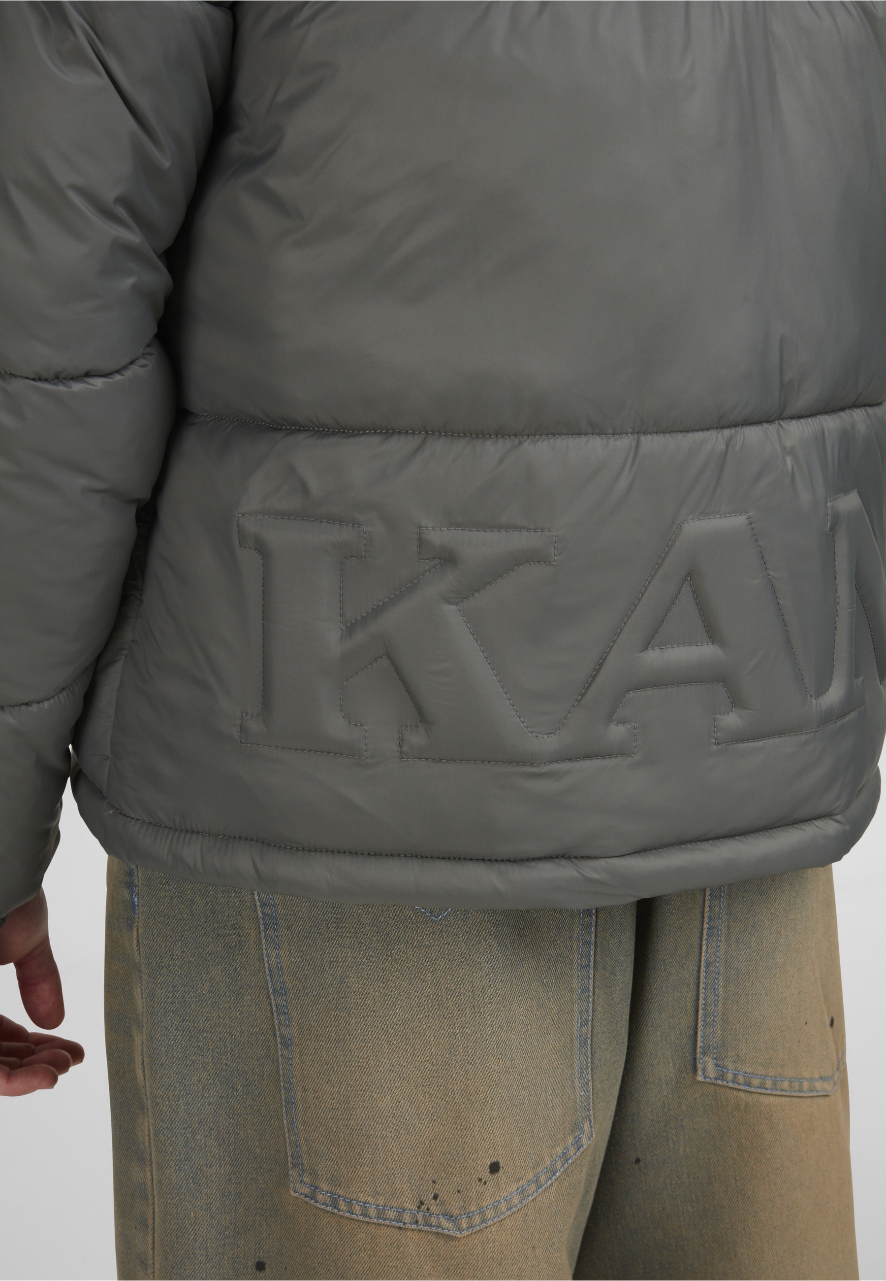 Karl Kani Winterjacke »Karl Kani Small Signature Embossed Logo Puffer Jacket« 1 Stk. tlg. ohne Kapuze