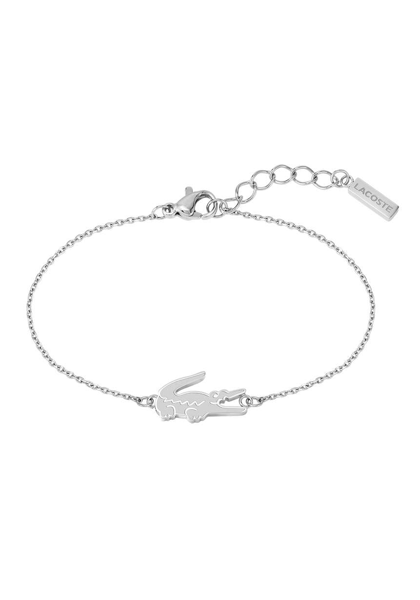 Lacoste Armband »Schmuck Edelstahl Armband Ankerkette CROCODILE«