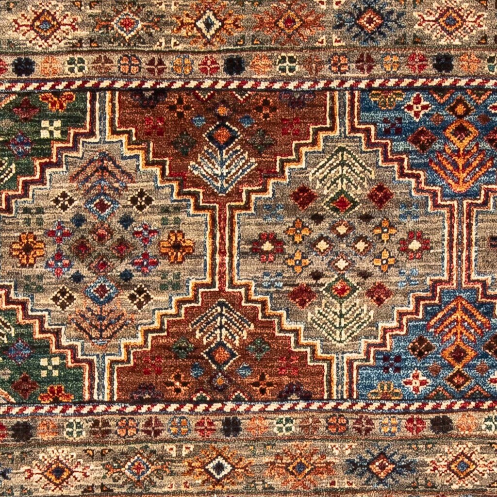 morgenland Orientteppich »Ziegler - 153 x 102 cm - mehrfarbig«, rechteckig, Wohnzimmer, Handgeknüpft, Einzelstück mit Zertifikat