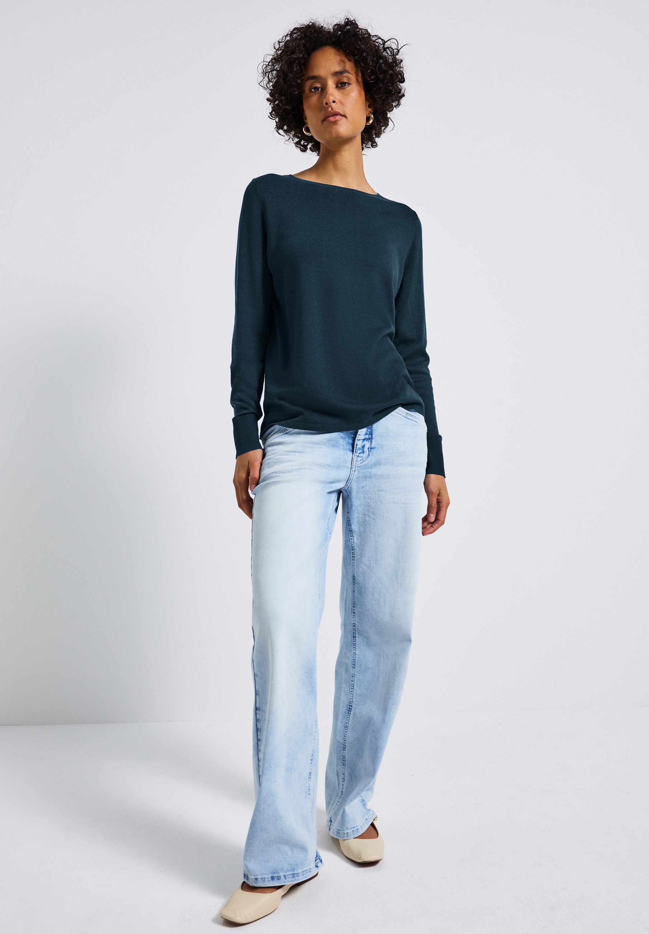 STREET ONE Strickpullover, softe Viskose