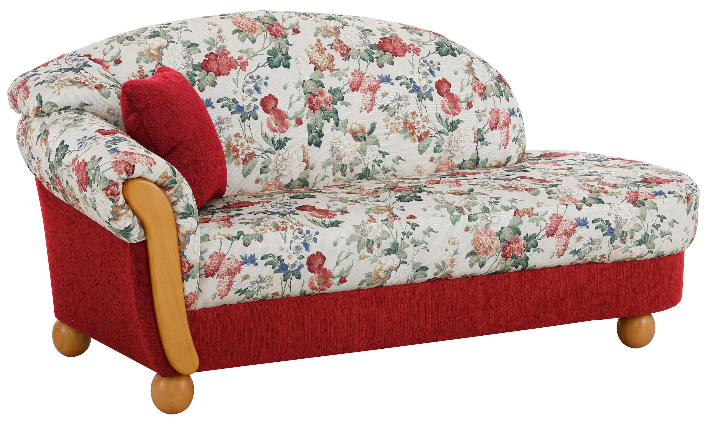 Home affaire Ottomane "Milano, bequemes solitär Sofa im Landhaus-Stil, B/T/ günstig online kaufen