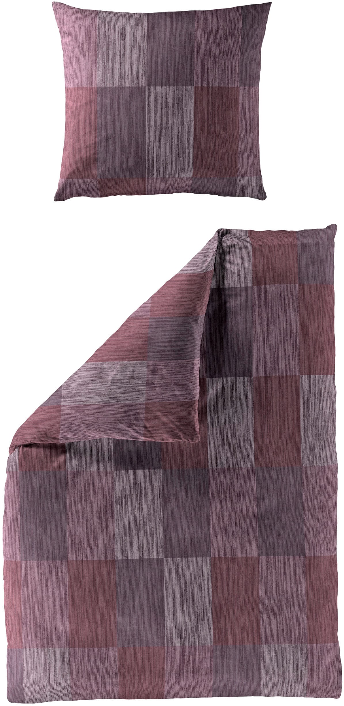 BIERBAUM Bettwäsche "4142" 2 Stk. tlg. Biber, 100 % Baumwolle, pflegeleicht günstig online kaufen