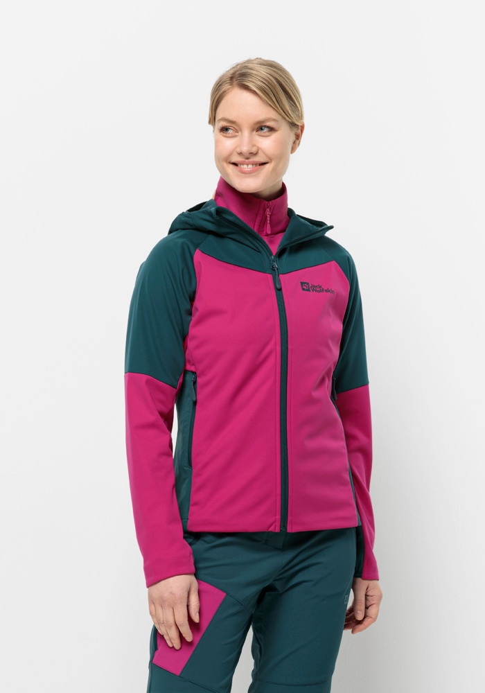 Jack Wolfskin Outdoorjacke "BRISSTAL HOODY W", mit Kapuze