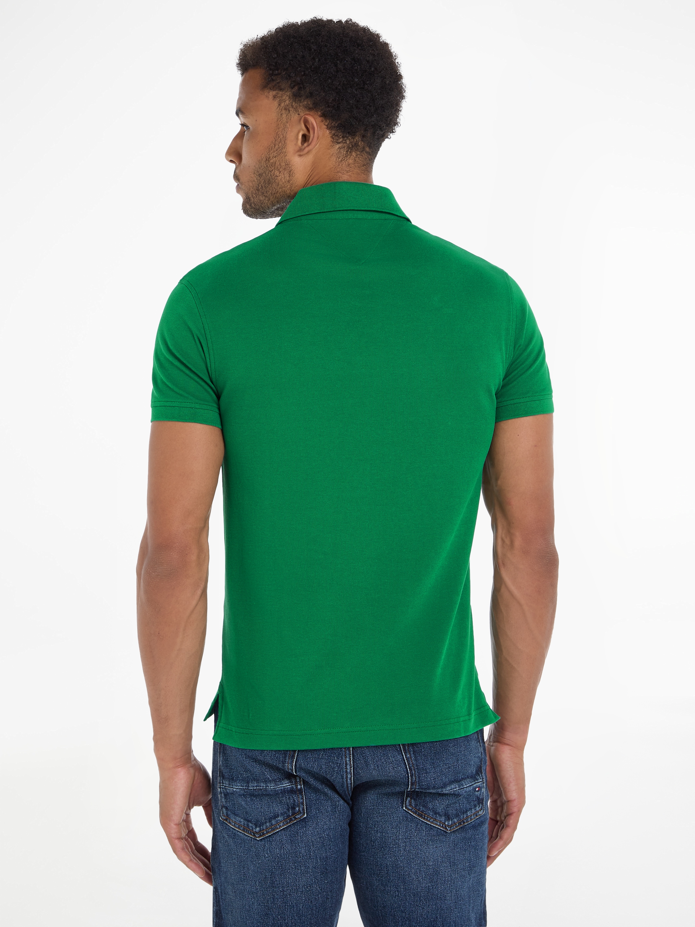 Tommy Hilfiger Poloshirt »1985 SLIM POLO«, aus leicht strukturiertem Piqué-Material