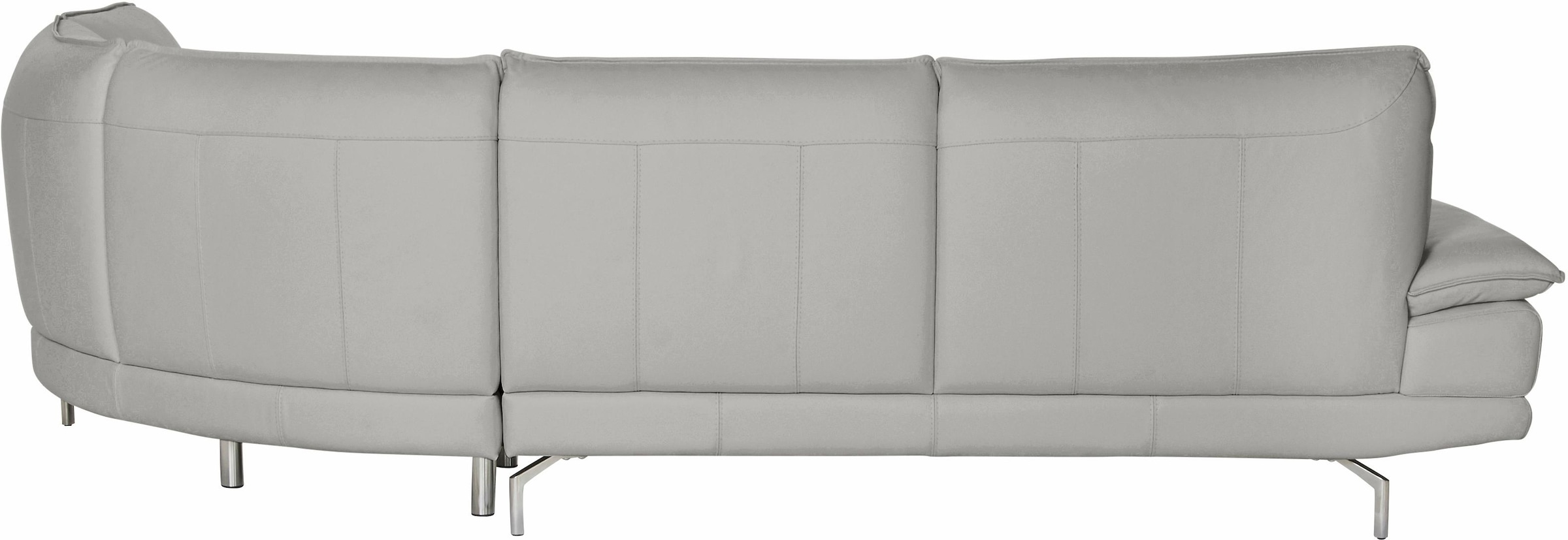 CALIA ITALIA Ecksofa »Dave, italienisches Designsofa L-Form, erstklassiger Sitzkomfort« Ottomane wahlweise links oder rechts, in zwei tollen Lederqualitäten