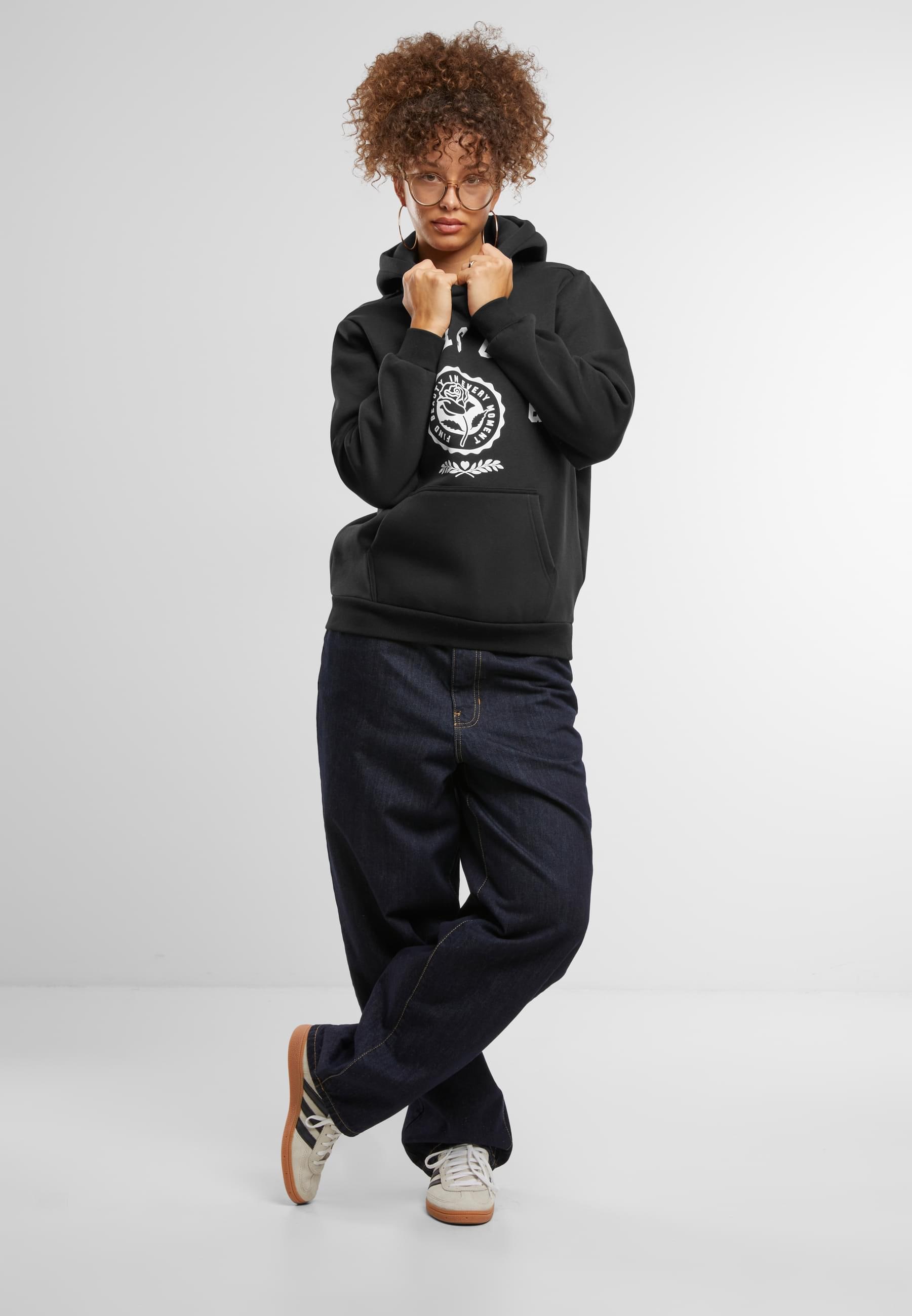 Miss Tee Kapuzenpullover »Miss Tee Lovers Club Ladies Fluffy Hoody«, (1 tlg.)