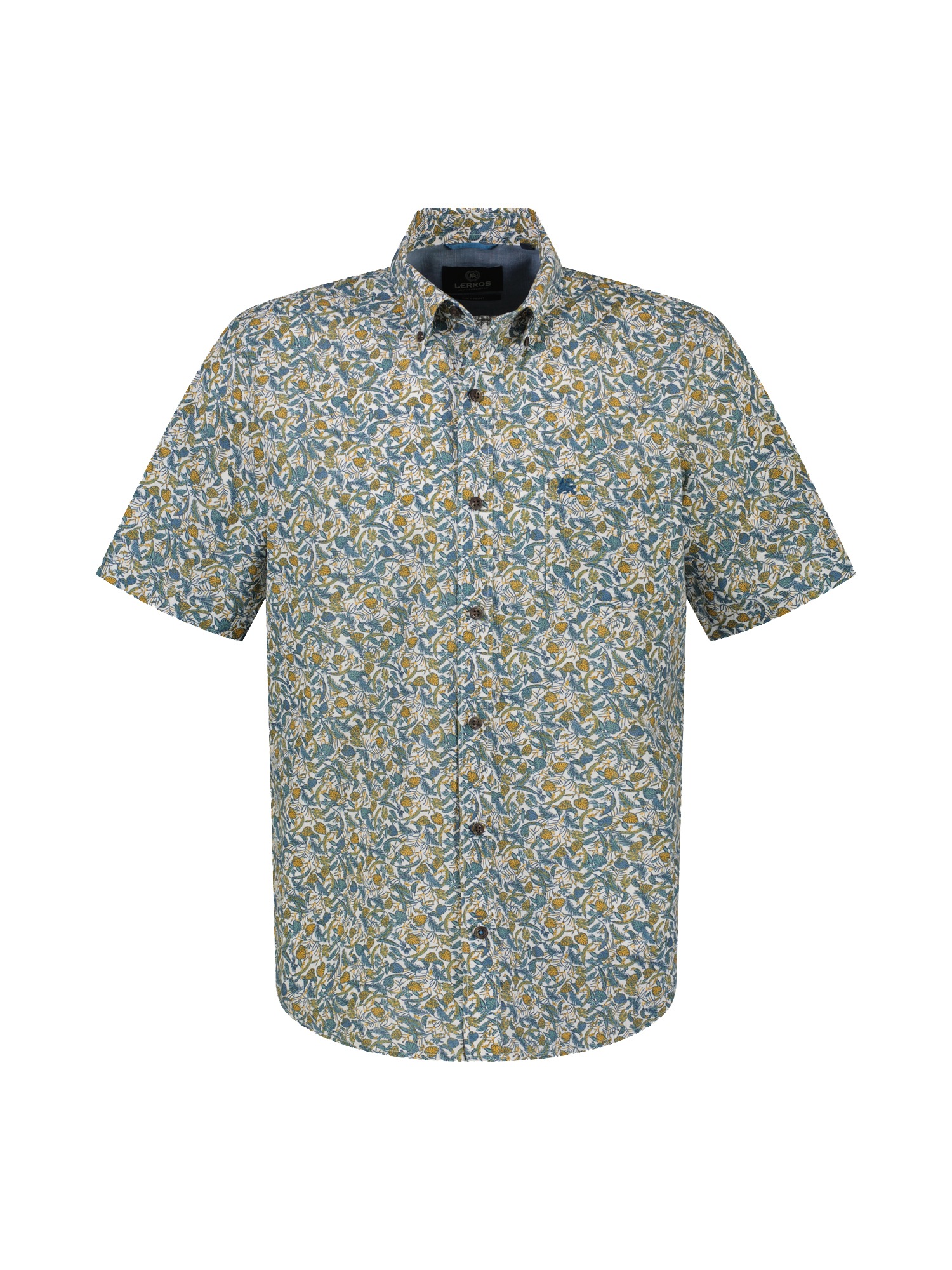 LERROS Kurzarmhemd »Sommerlich bedrucktes Halbarmhemd«