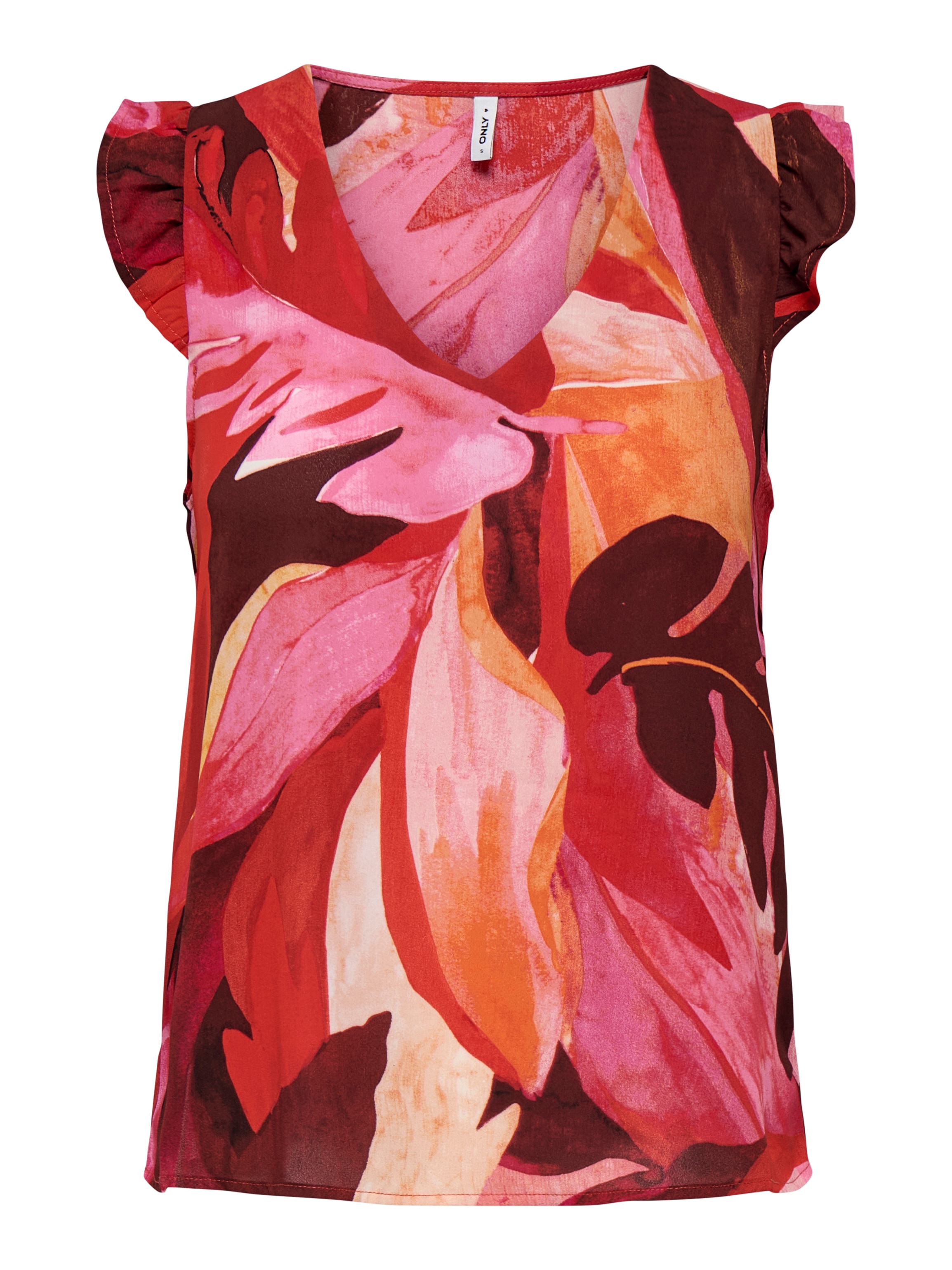 ONLY Blusenshirt "ONLALMA LIFE VIS S/S ELINA TOP AOP" günstig online kaufen