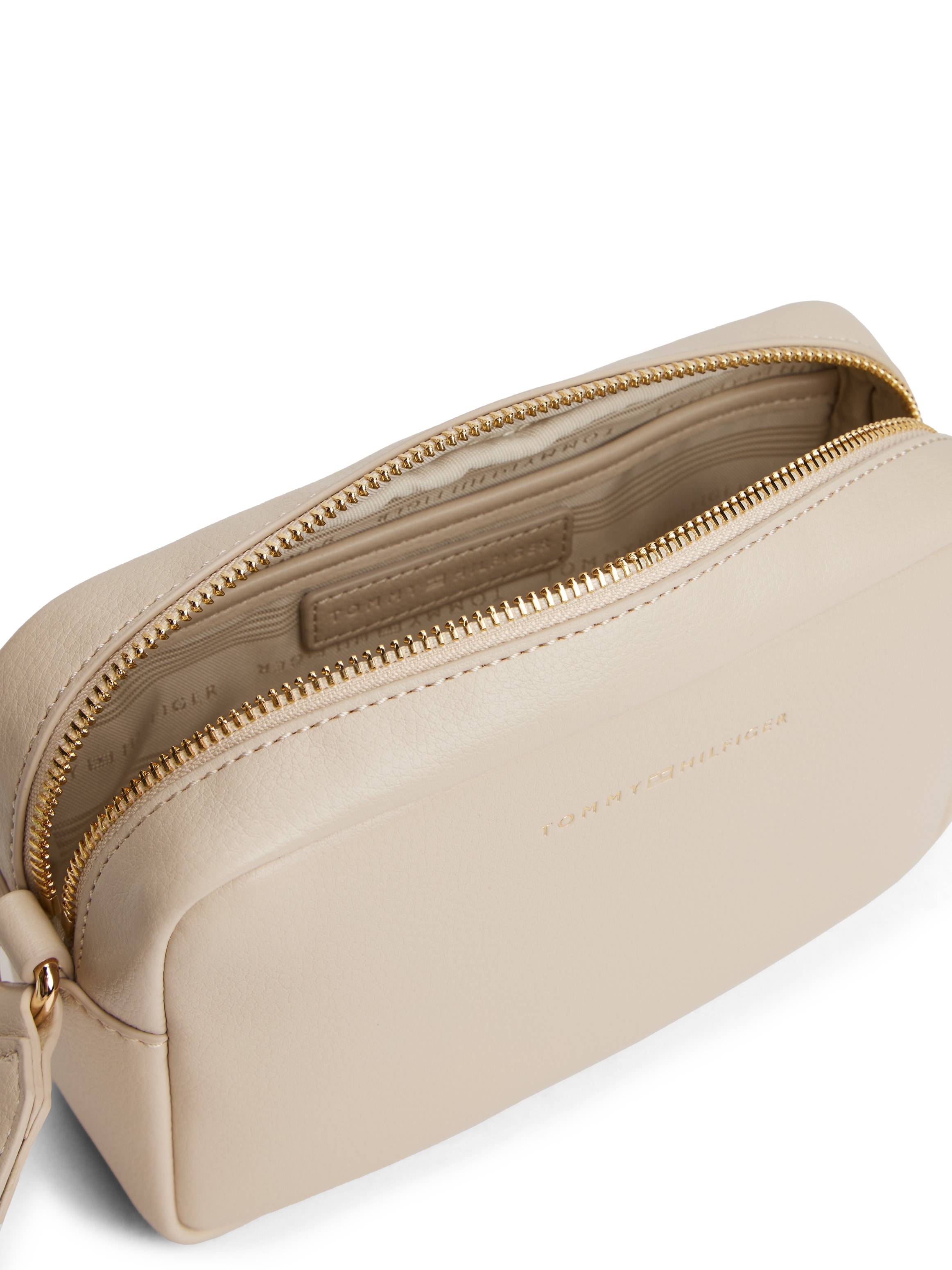 Tommy Hilfiger Mini Bag »TH LOGOTAPE CAMERA BAG«, Damen Umhängetasche, Schultertasche mit Logoschriftzug