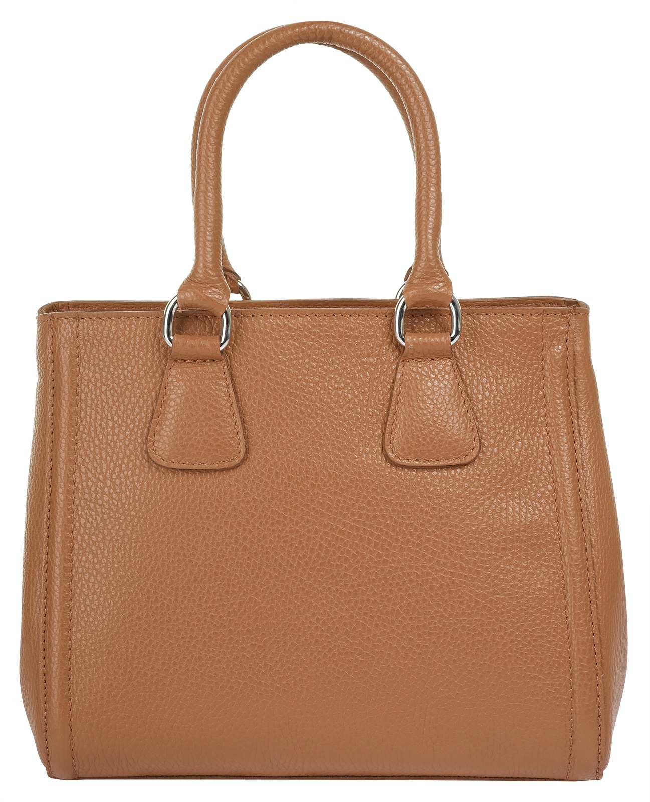 Cluty Henkeltasche, echt Leder, Made in Italy