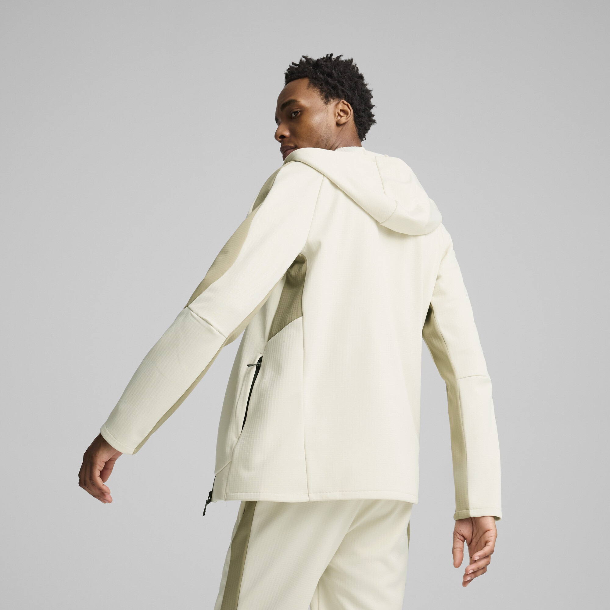 PUMA Sweatjacke »EVOSTRIPE Hoodie mit durchgehendem Reißverschluss Herren«