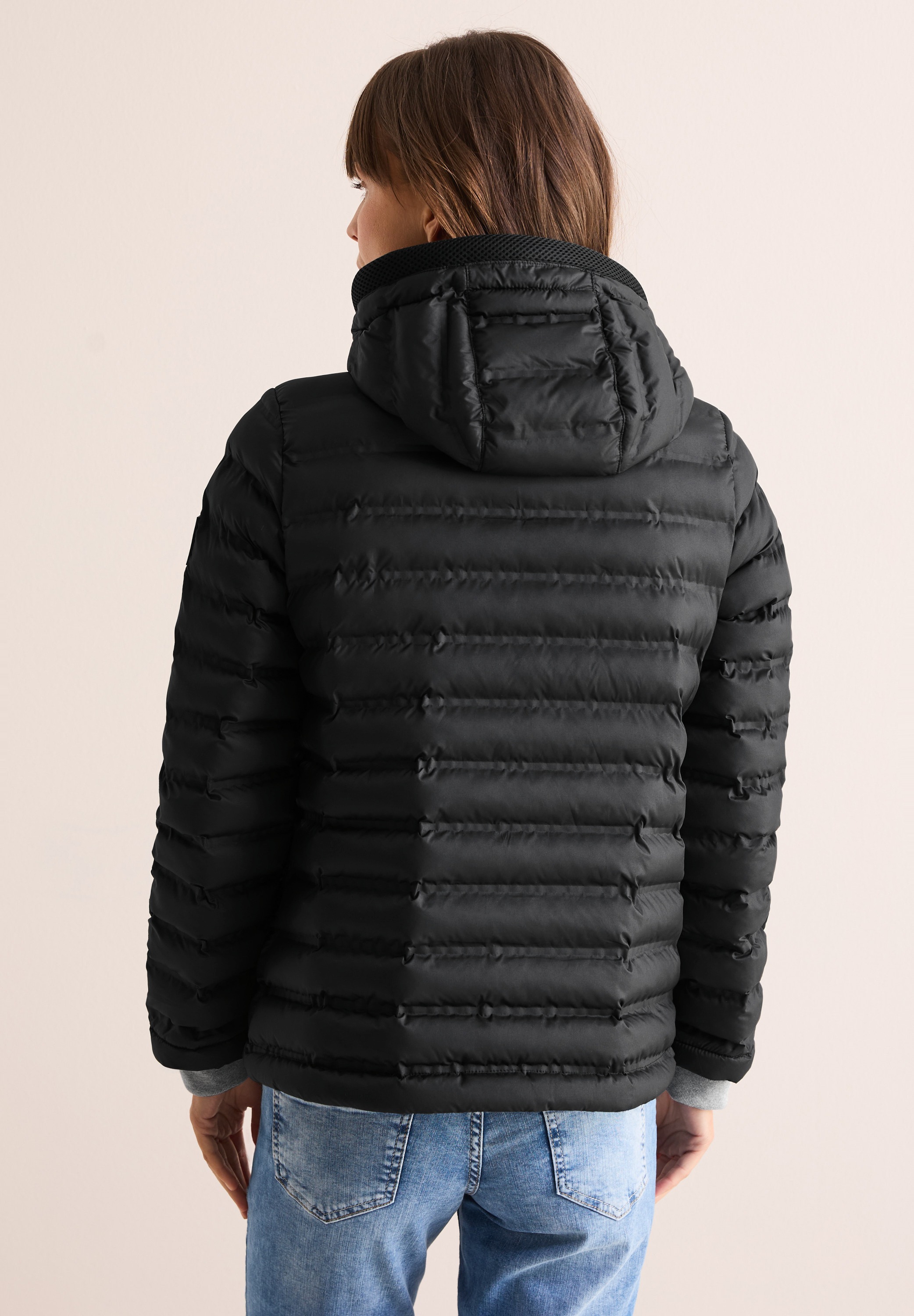 Cecil Steppjacke, mit Kapuze, mit Kapuze mit Tunnelzugband