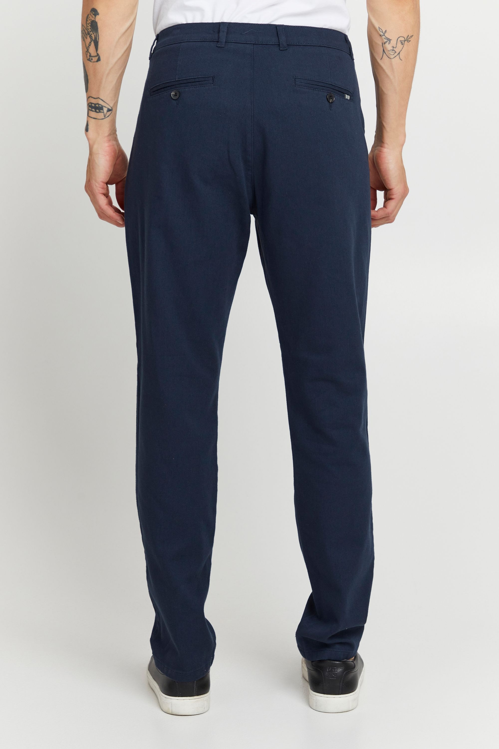 !solid Stoffhose SOLID "Stoffhose SDFilip", Herren, Gr. 33, Länge 34, blau (insignia blau), Obermaterial: 97% Baumwolle CO. 3% Elasthan EL., Hosen Stoffhose 3