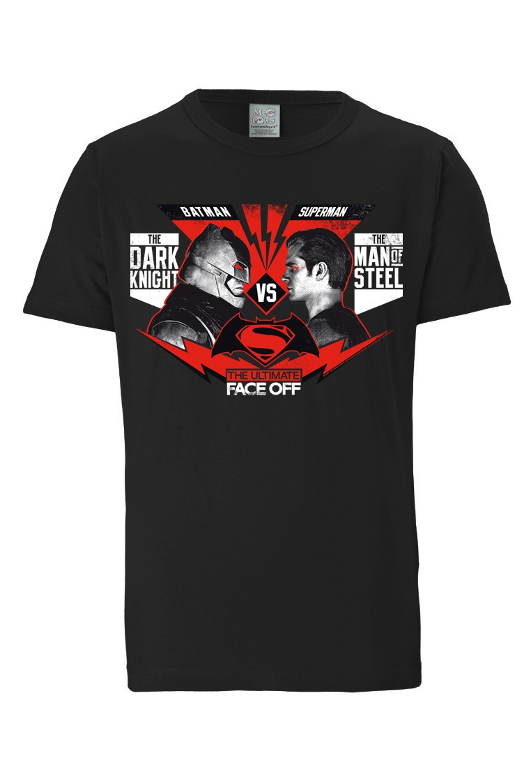 LOGOSHIRT T-Shirt »Batman vs. Superman«, mit coolem Frontdruck