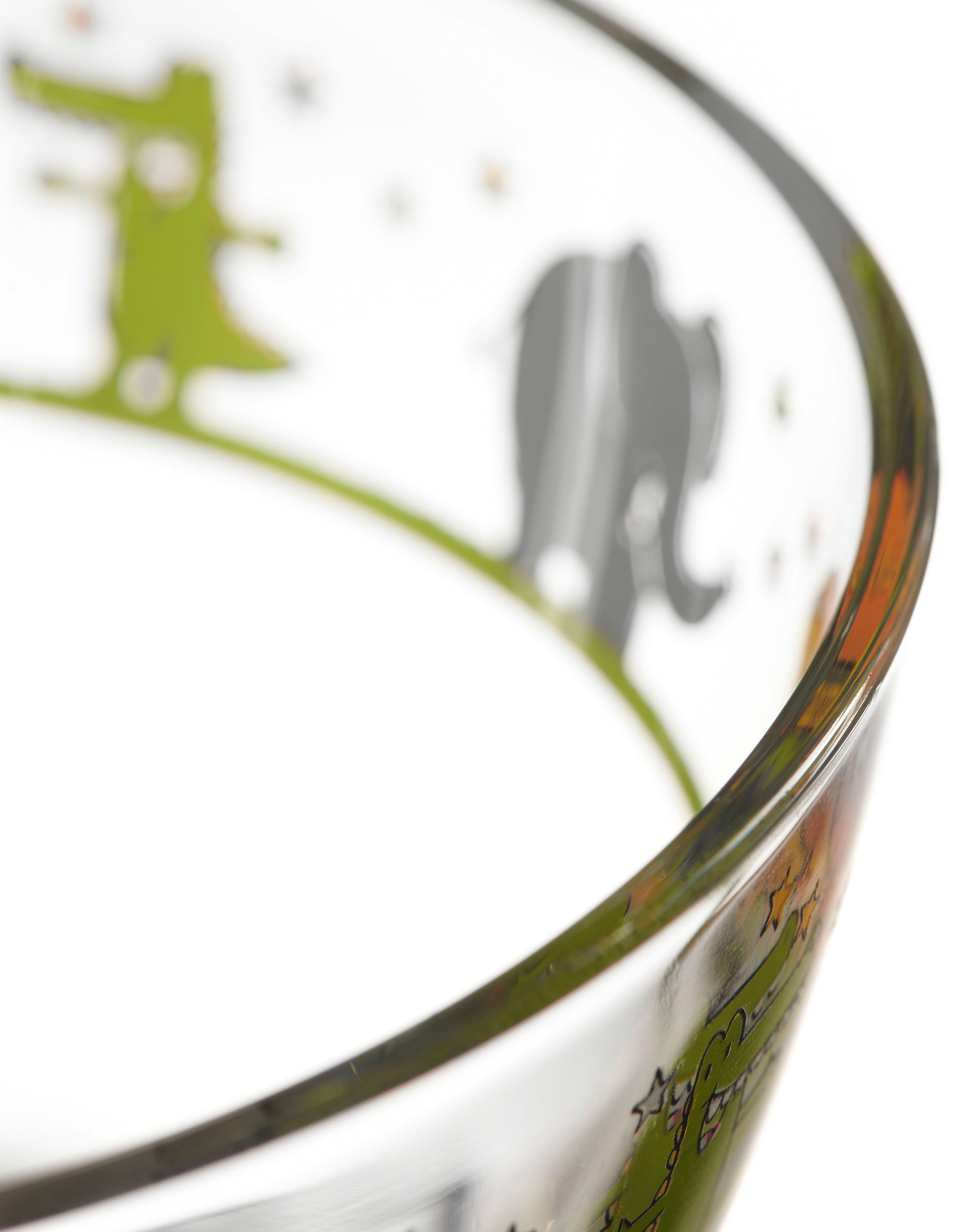 LEONARDO Kinderschale »BAMBINI« 6 Stk. aus Glas Löwe/Elefant/Krokodil, Ø 12 cm