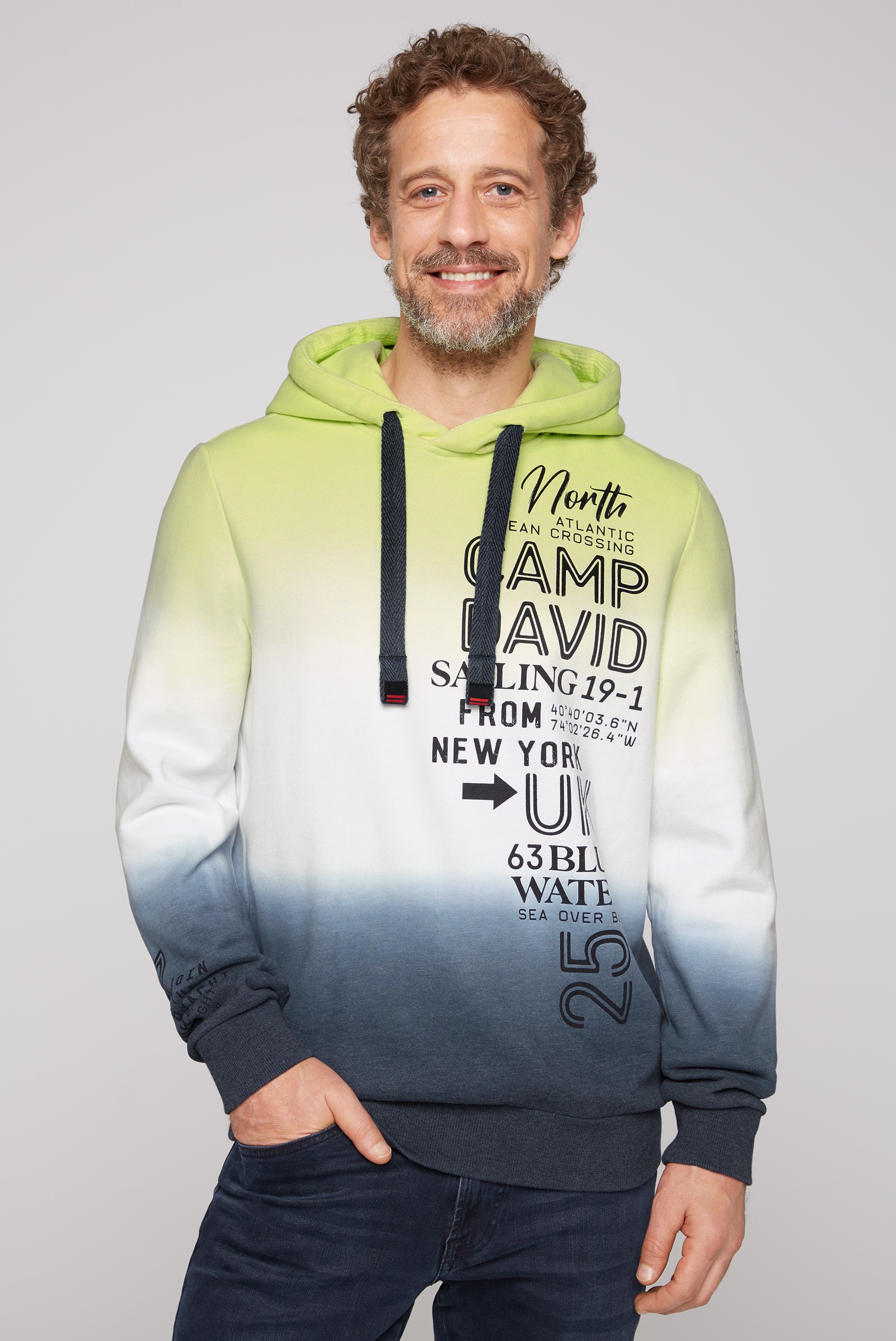 CAMP DAVID Kapuzensweatshirt, mit Baumwolle