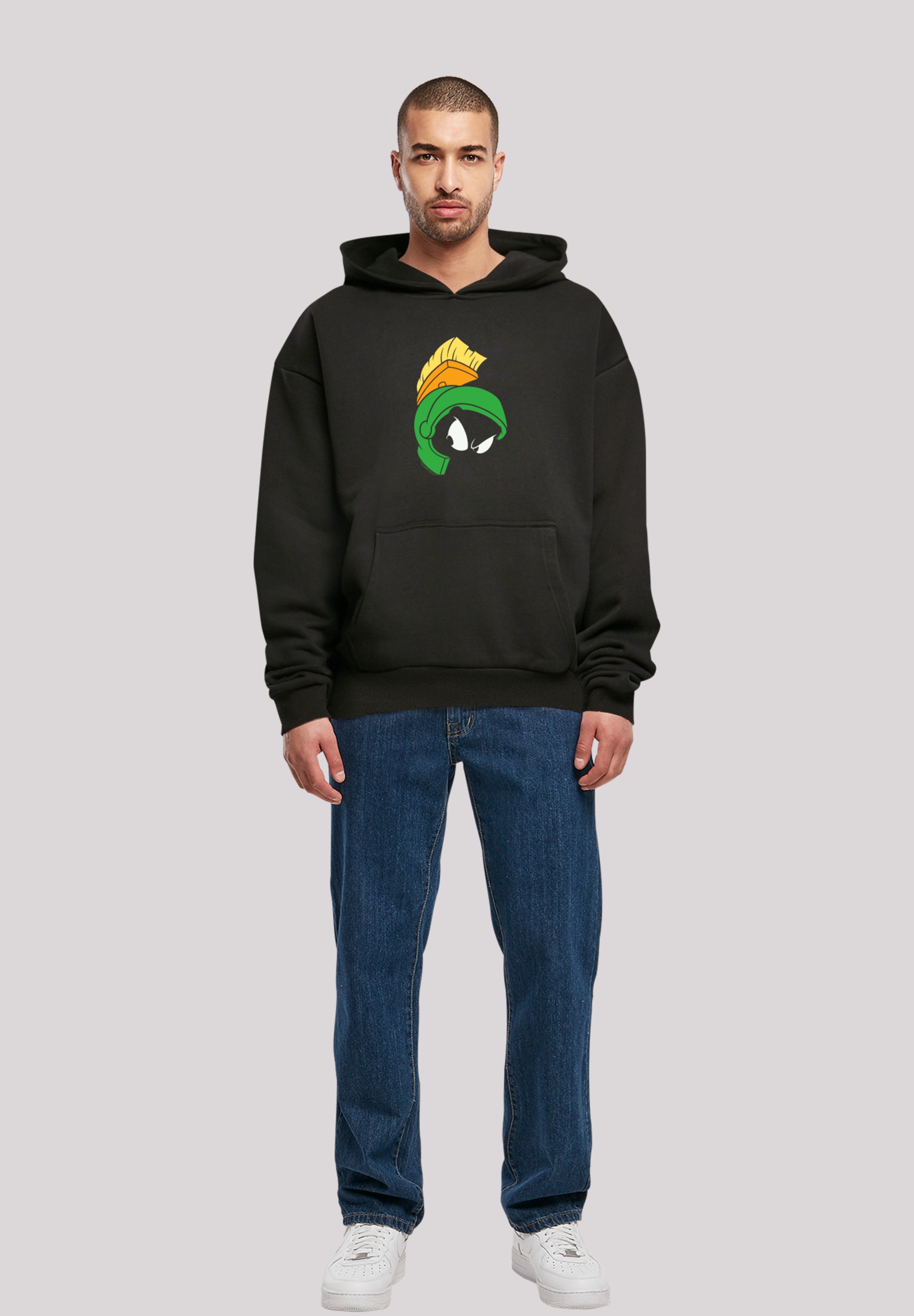 F4NT4STIC Sweatshirt »F4NT4STIC Herren Marvin The Martian Face with Ultra Heavy Hoody«, (1 tlg.)