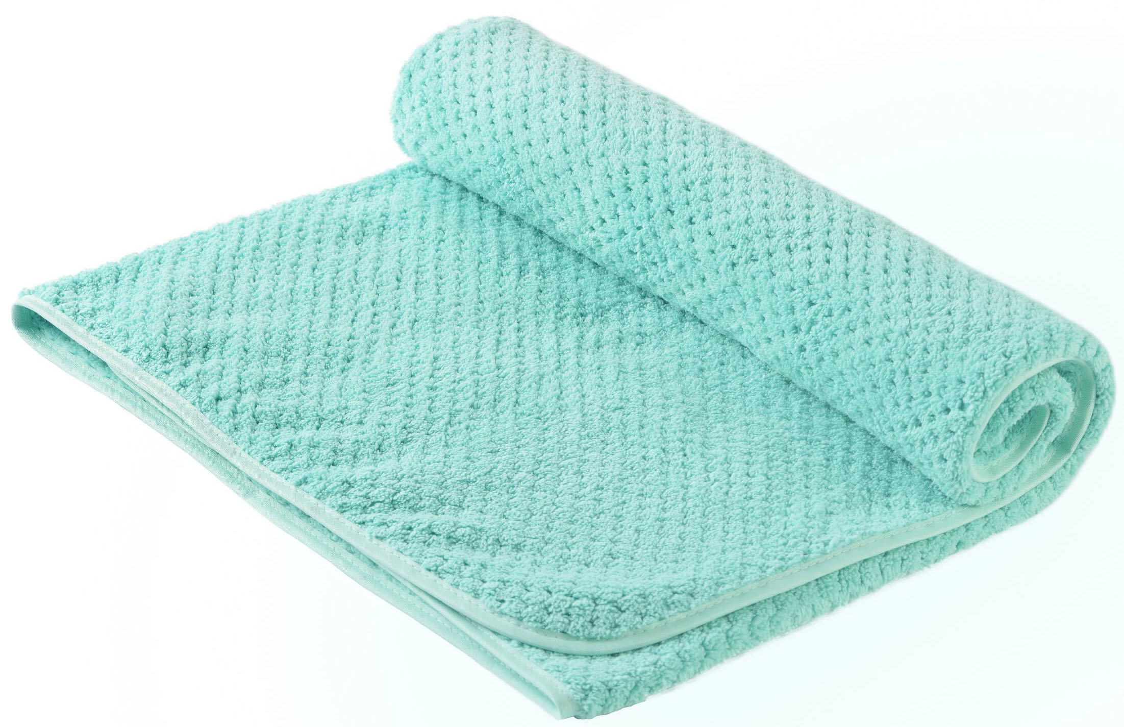 Handtücher OTTO HOME, B:180cm L:100cmtürkis, Microfaser, Mikrofaser, Badezimmer, Handtücher, "Parris, diverse Größen, ideal als Sporthandtuch,