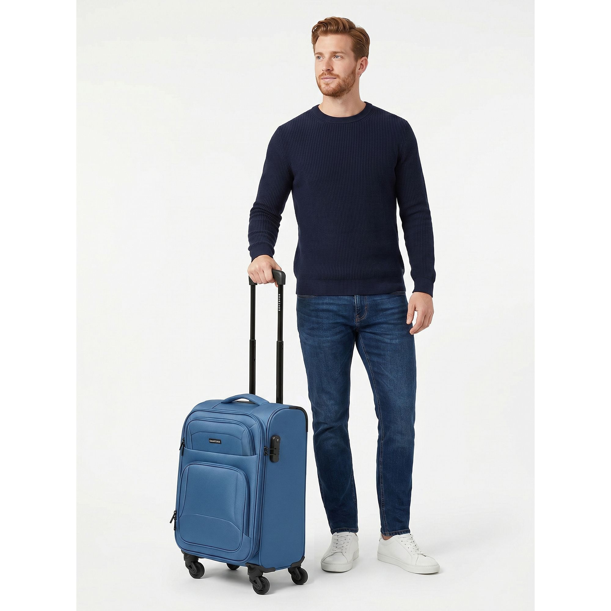 Smartbox Trolley »Edition 04 4 Rollen Kabinentrolley 55 cm mit Dehnfalte« 41 l