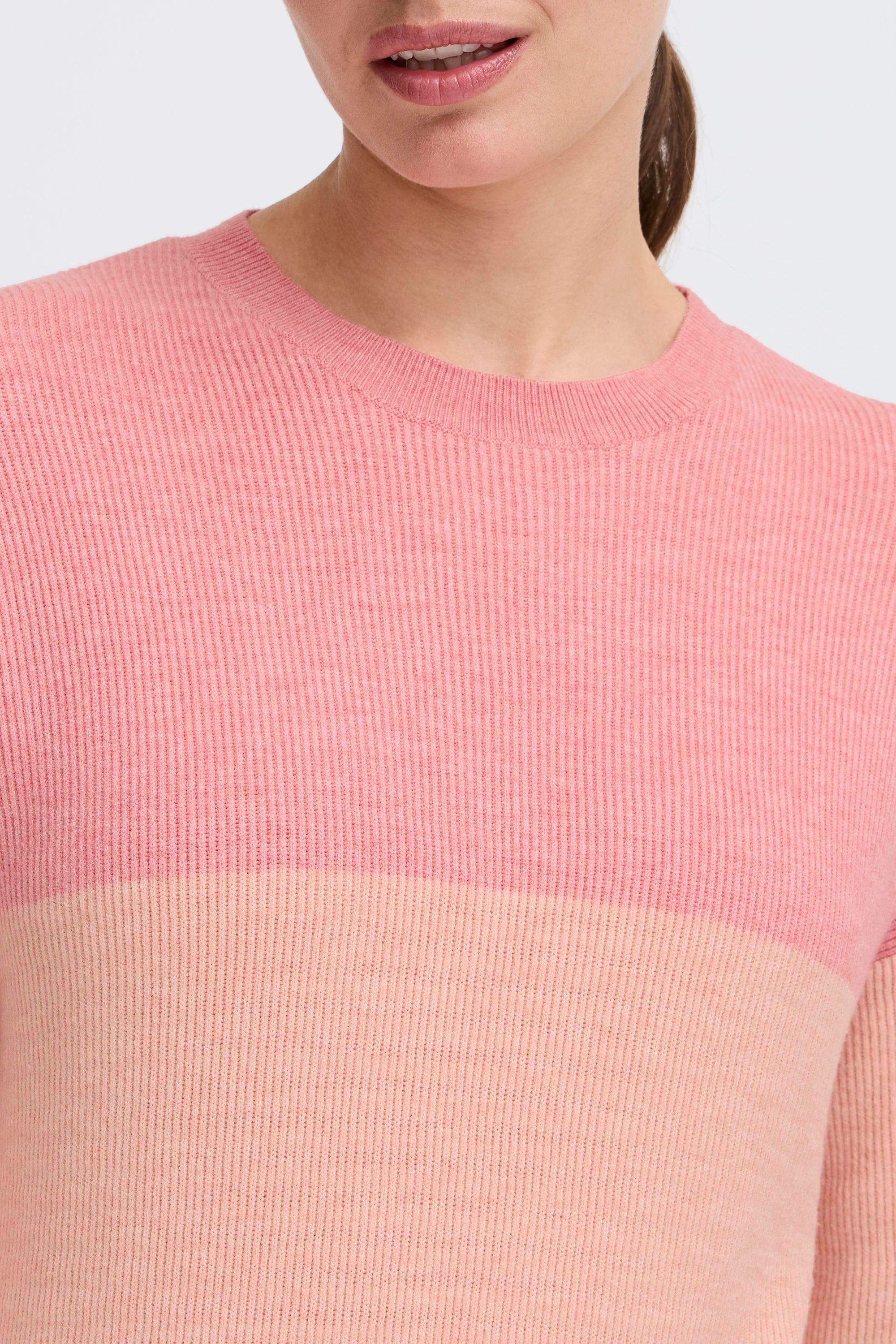 OXMO Strickfleece-Pullover »Strickpullover OXIMANNY LS«