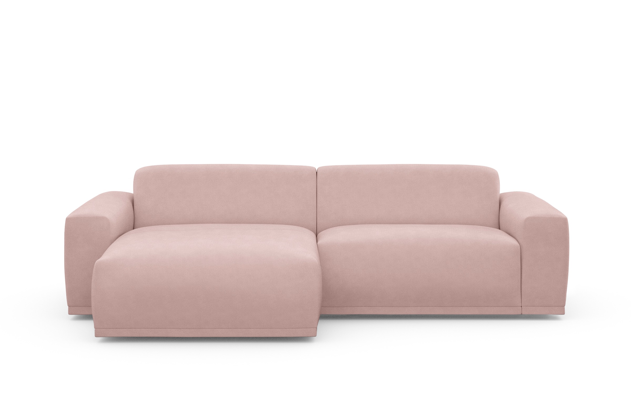 TRENDMANUFAKTUR Ecksofa »Braga, mit hochwertigem Kaltschaum, L-Form, in Cord erhältlich«, (2 St.), modernes Sofa, Couch mit hohem Sitzkomfort, 255/72/160 cm (B/H/T)