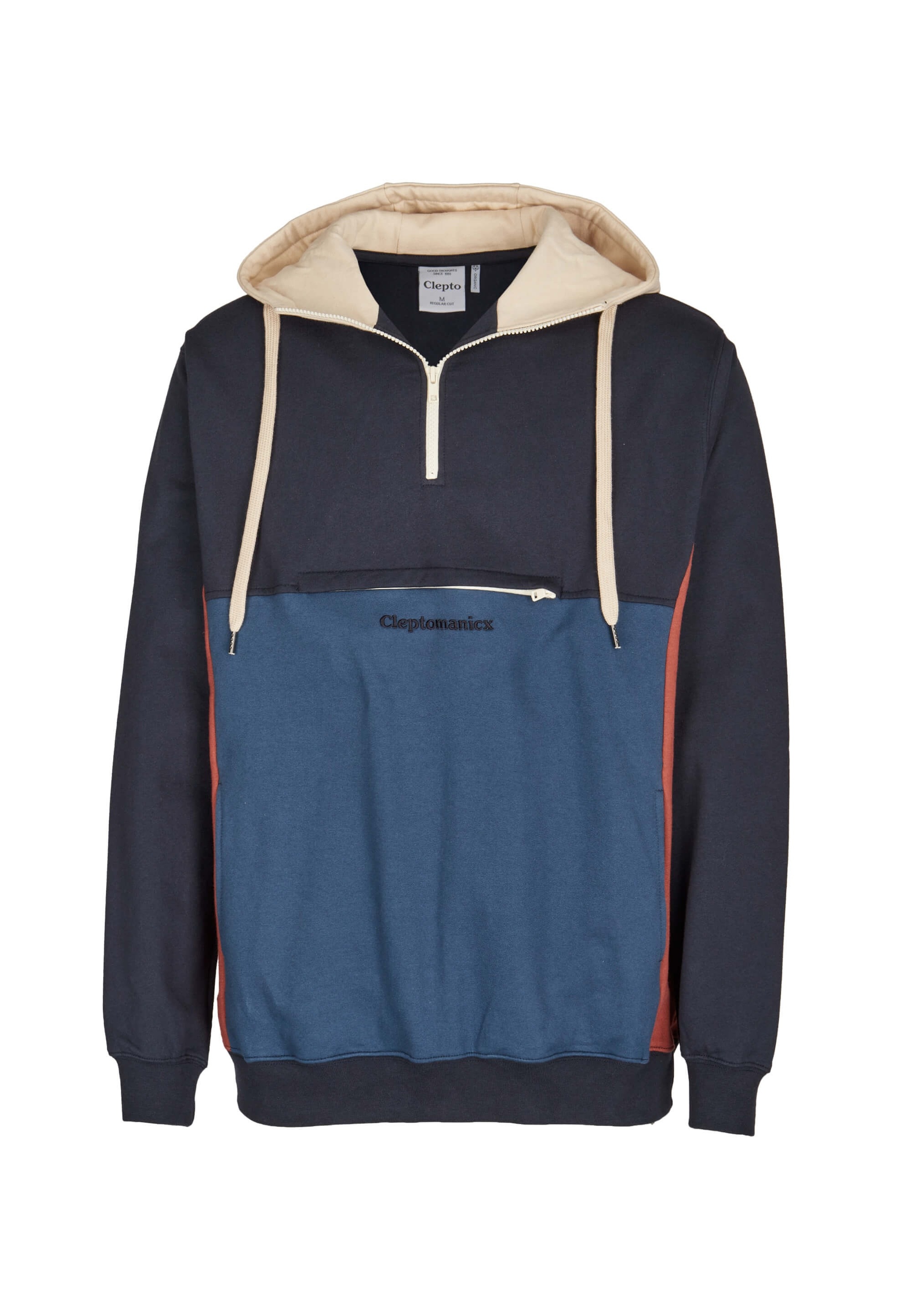 Cleptomanicx Kapuzensweatshirt "Hooded Block", im lässigen Color-Blocking-S günstig online kaufen