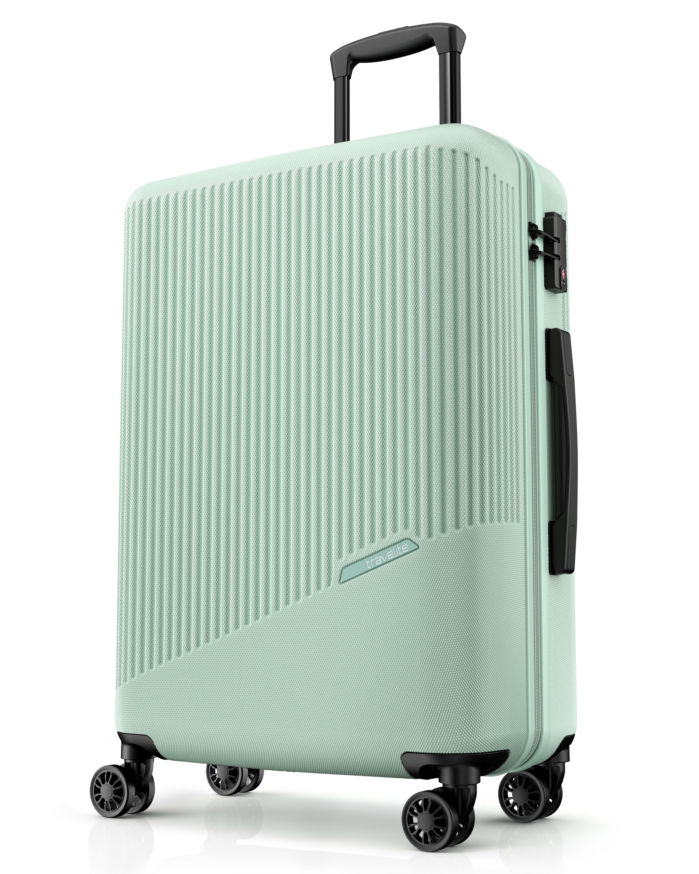 travelite Hartschalen-Trolley »BALI Reisekoffer Hartschale« 65 l 4 Rollen TSA-Schloss – robustes Reisegepäck
