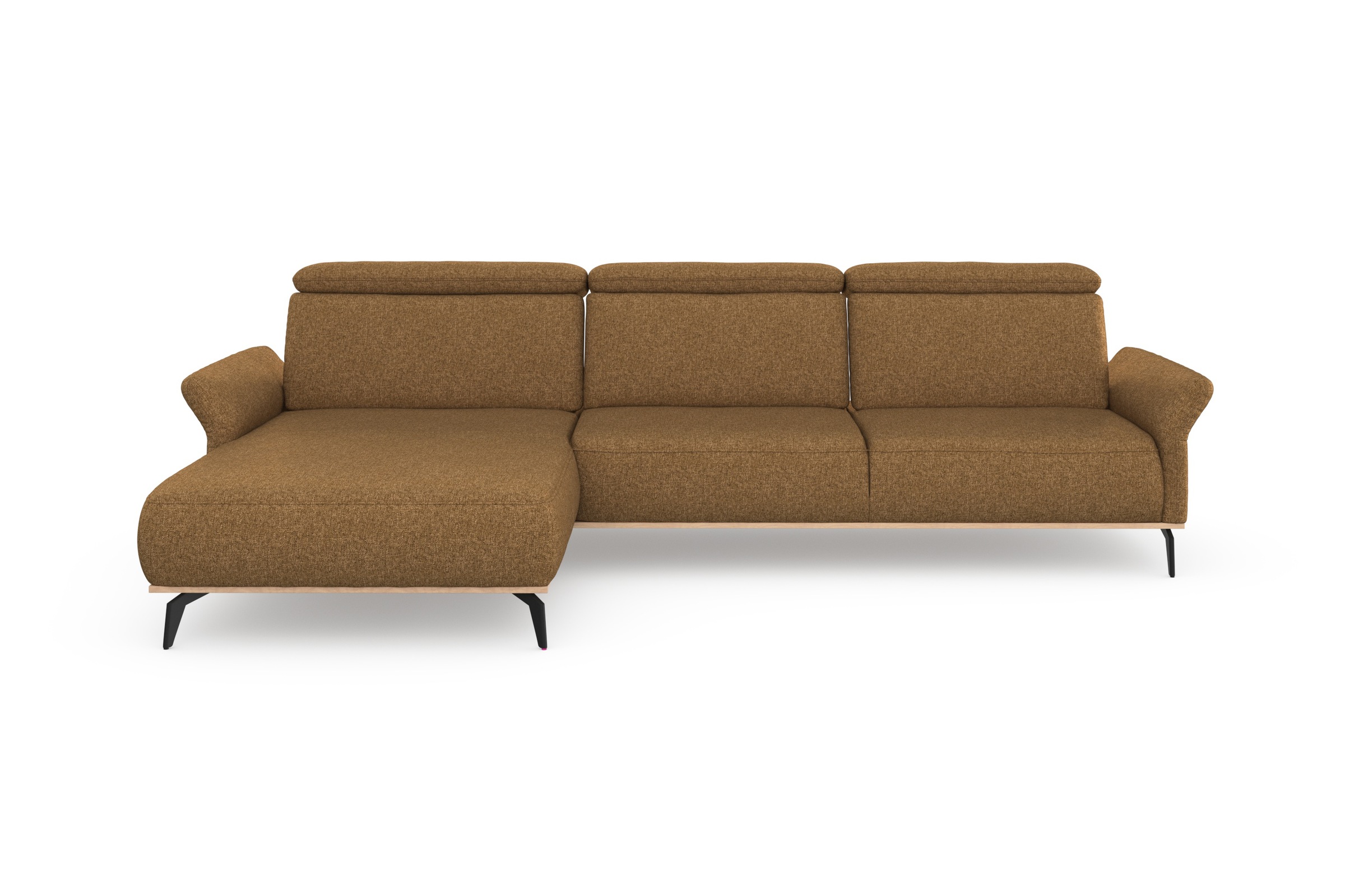 Home affaire Ecksofa "Fjord L-Form" massiv, wahlweise mit Armlehnfunktion, günstig online kaufen