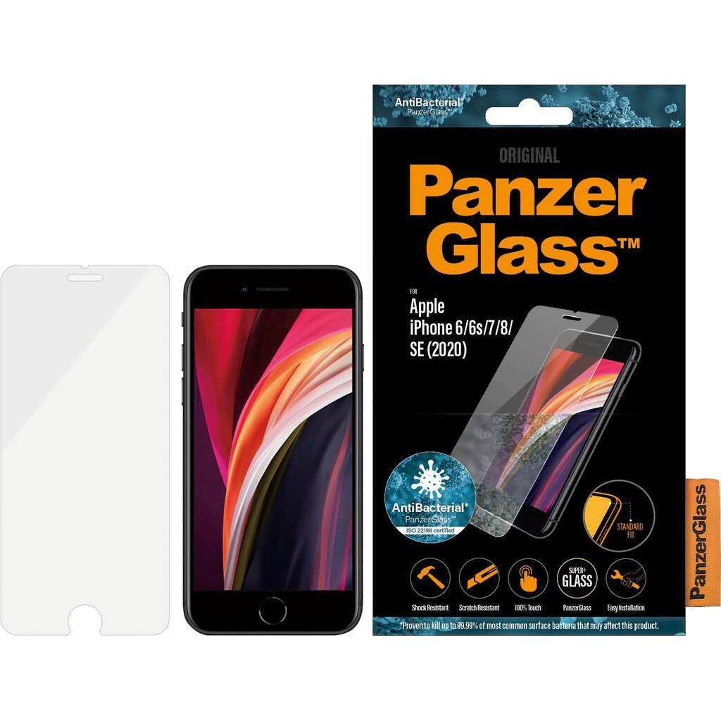 PanzerGlass Displayschutzfolie »Displayschutz für iPhone 6/6s/7/8/SE (2020)«, für iPhone 6-iPhone 6s-iPhone 7-iPhone 8-iPhone SE (2020)