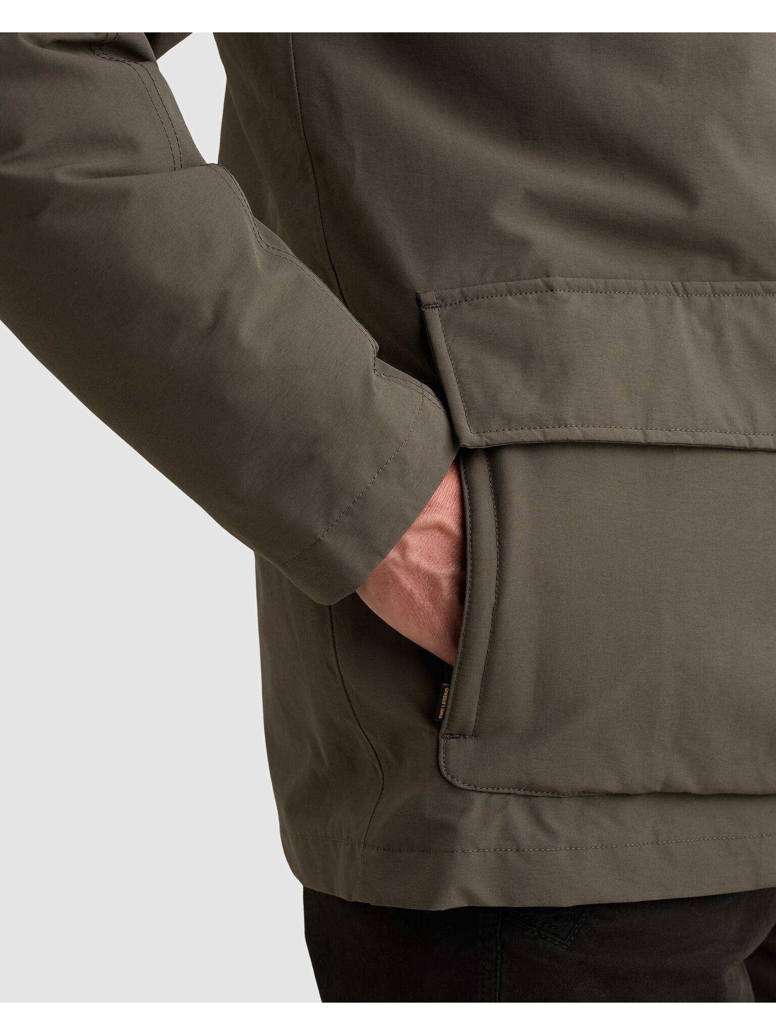 PME LEGEND Langjacke mit Kapuze Mit herausnehmbarem Fellimitat