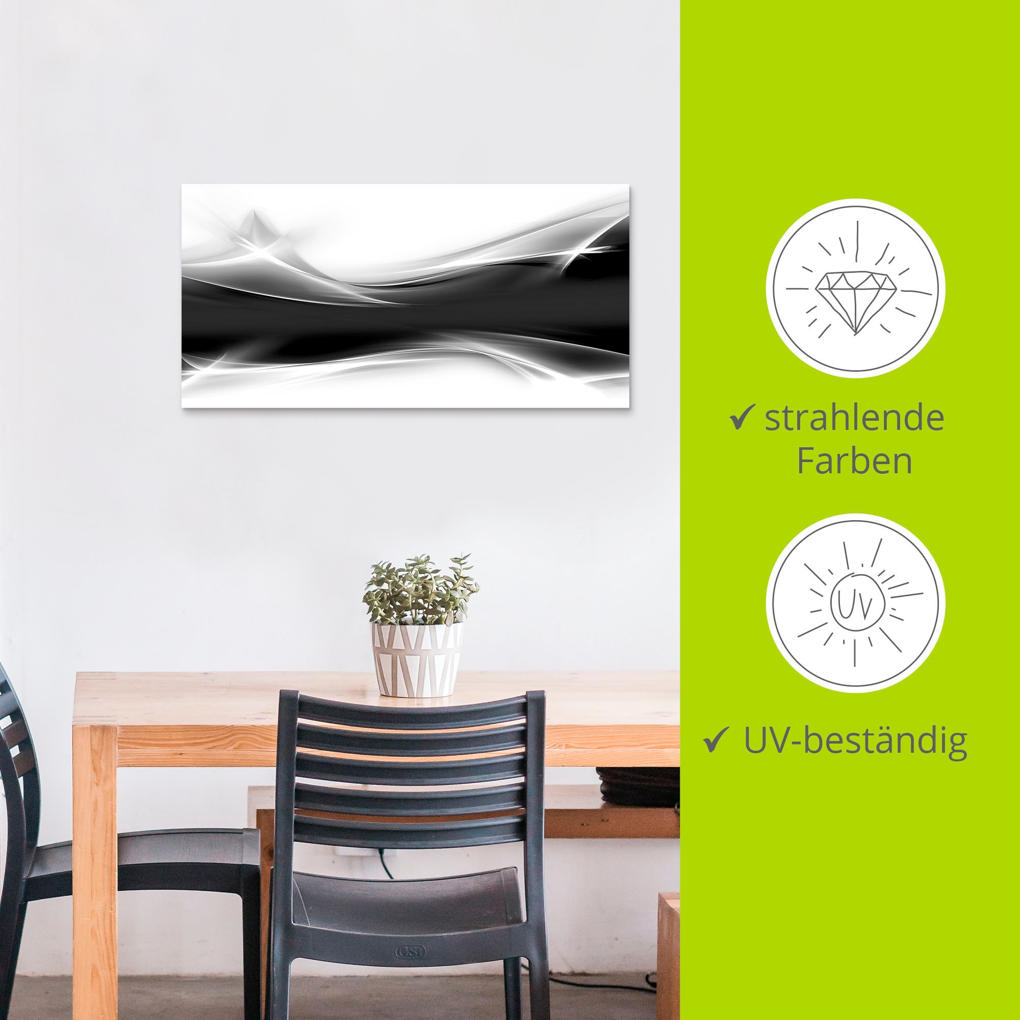 Artland Wandbild »Kreatives Element«, Gegenstandslos, (1 St.), als Alubild, Outdoorbild, Leinwandbild, Poster, Wandaufkleber